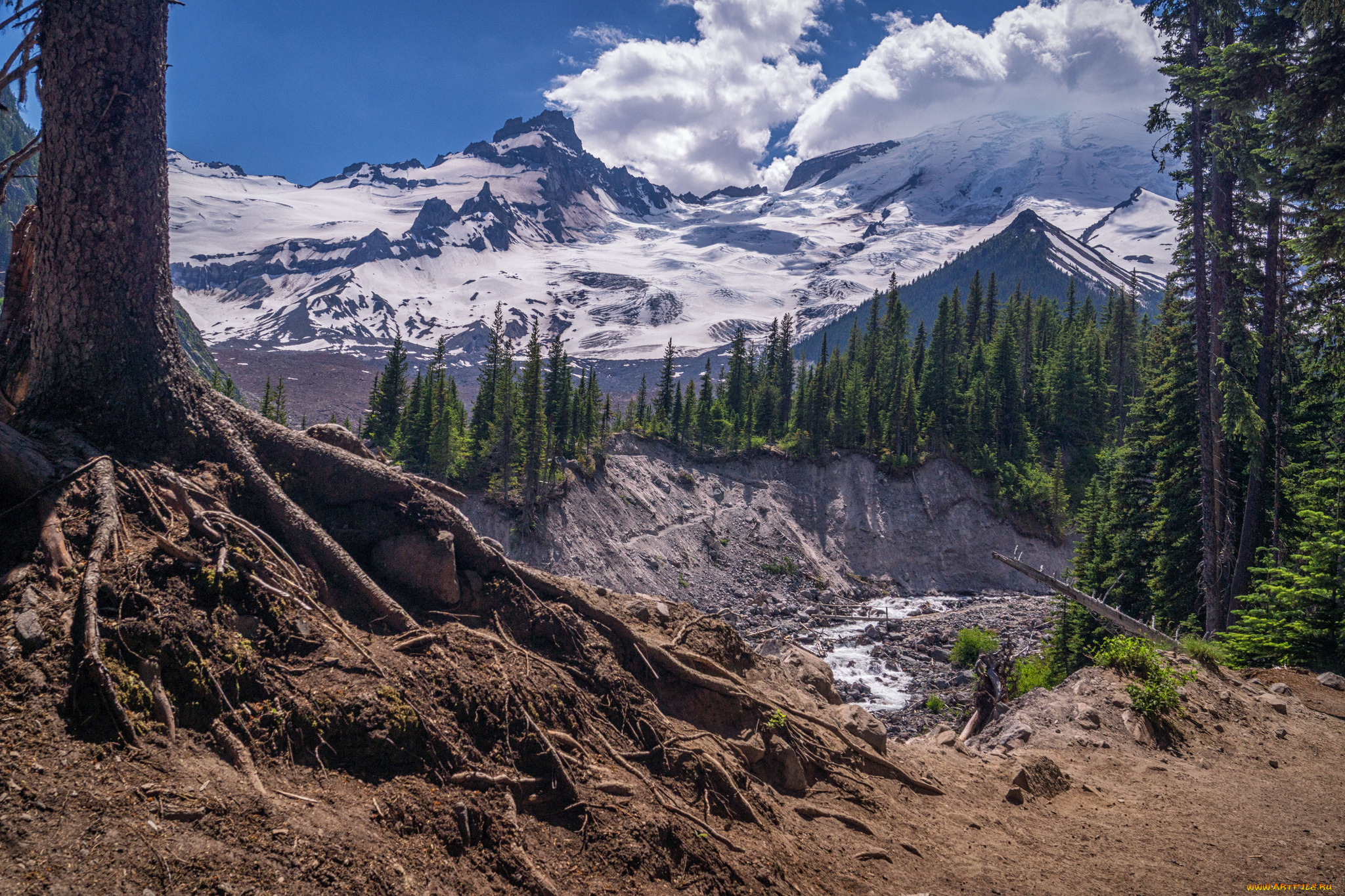 природа, горы, простор