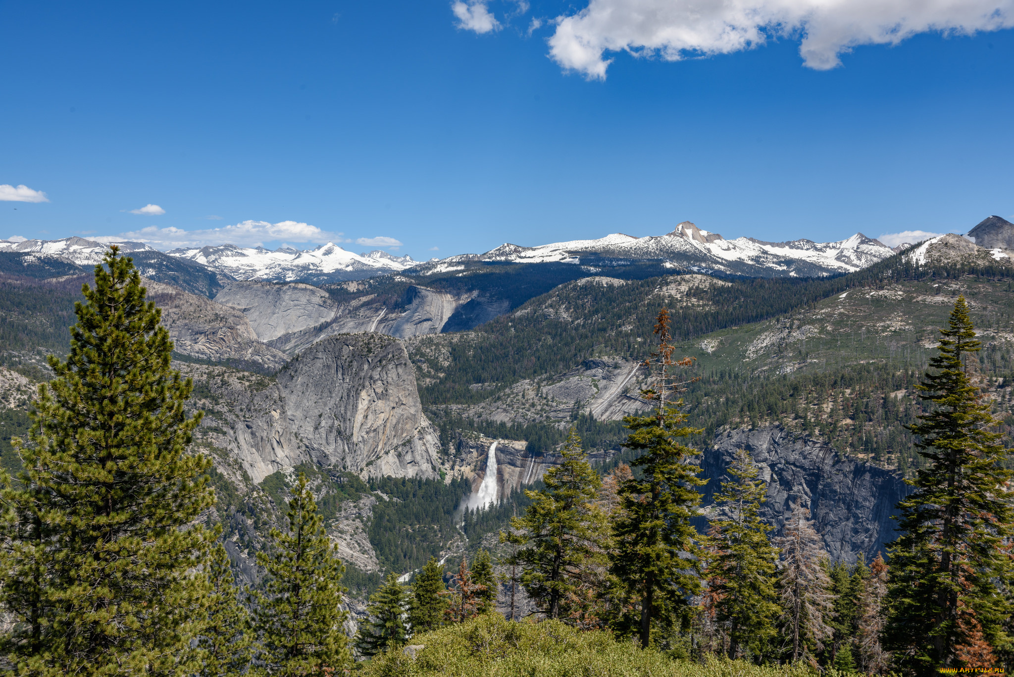 природа, горы, простор