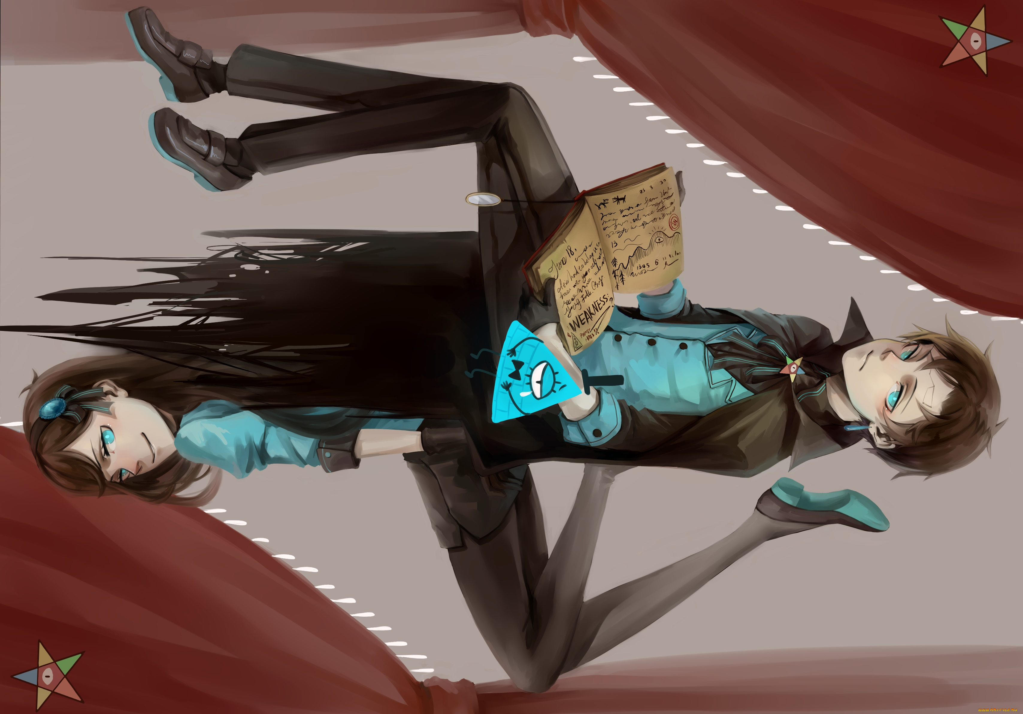 мультфильмы, gravity, falls, мэйбл, диппер