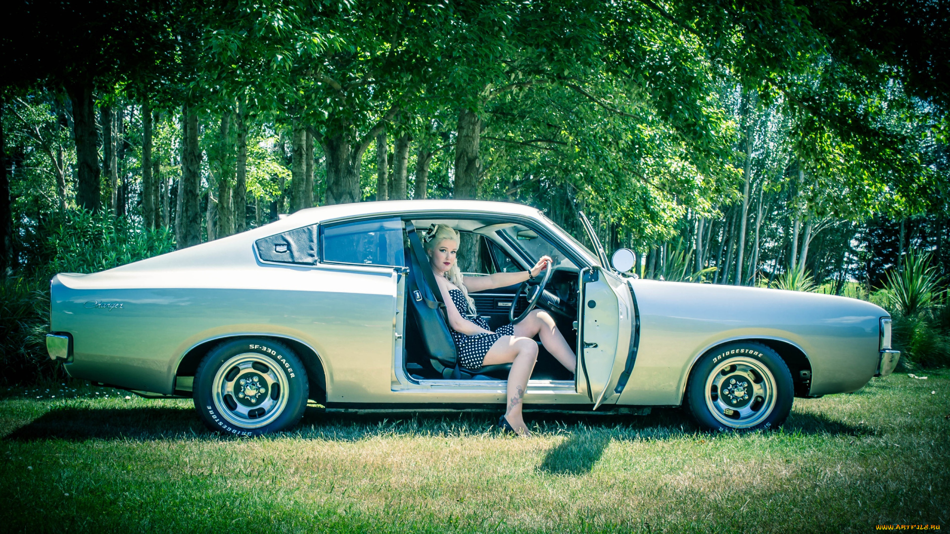 автомобили, -авто, с, девушками, dodge, charger