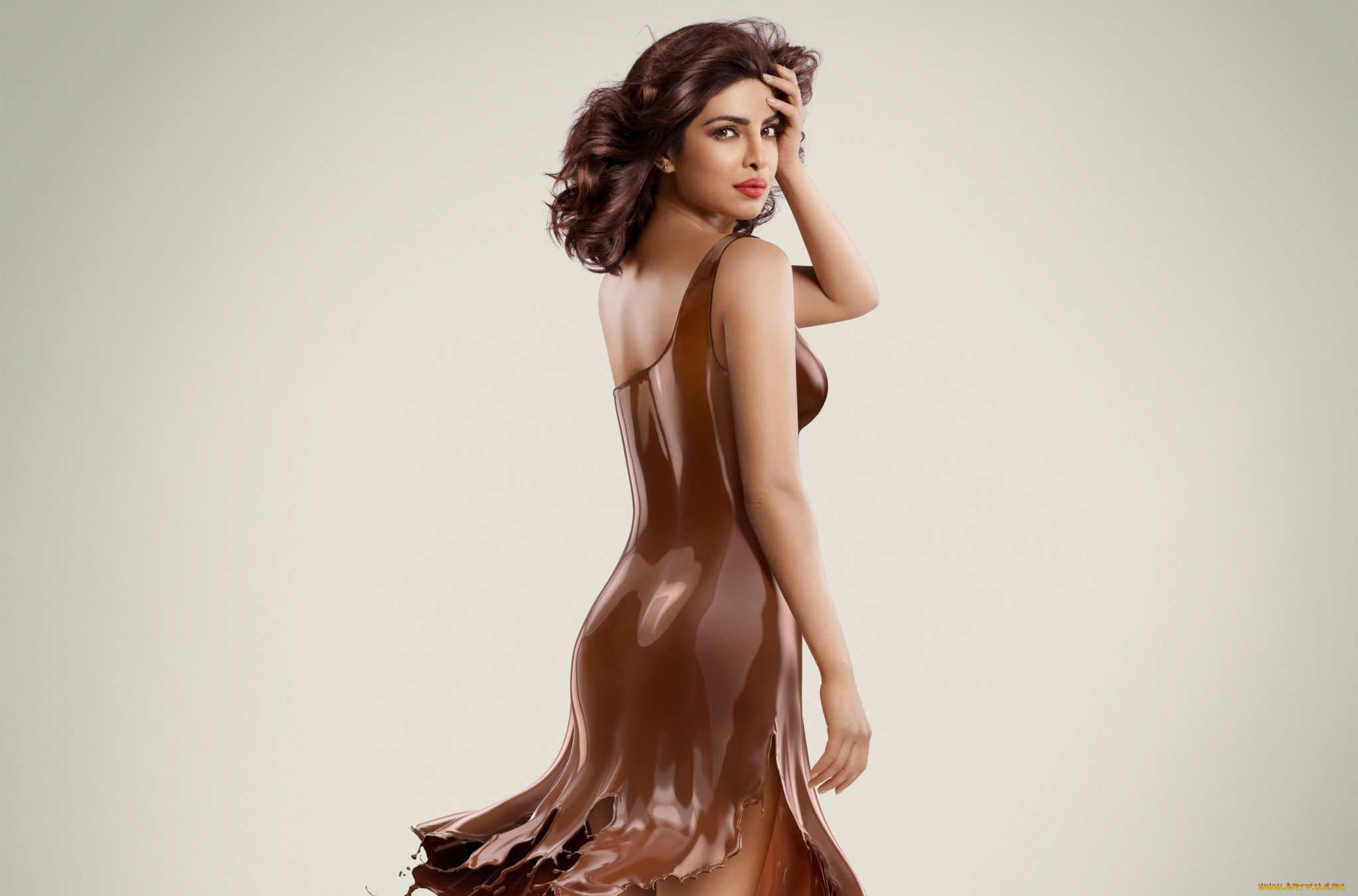 priyanka, chopra, девушки, индия, взгляд, макияж, брюнетка, актриса, модель, девушка, priyanka, chopra