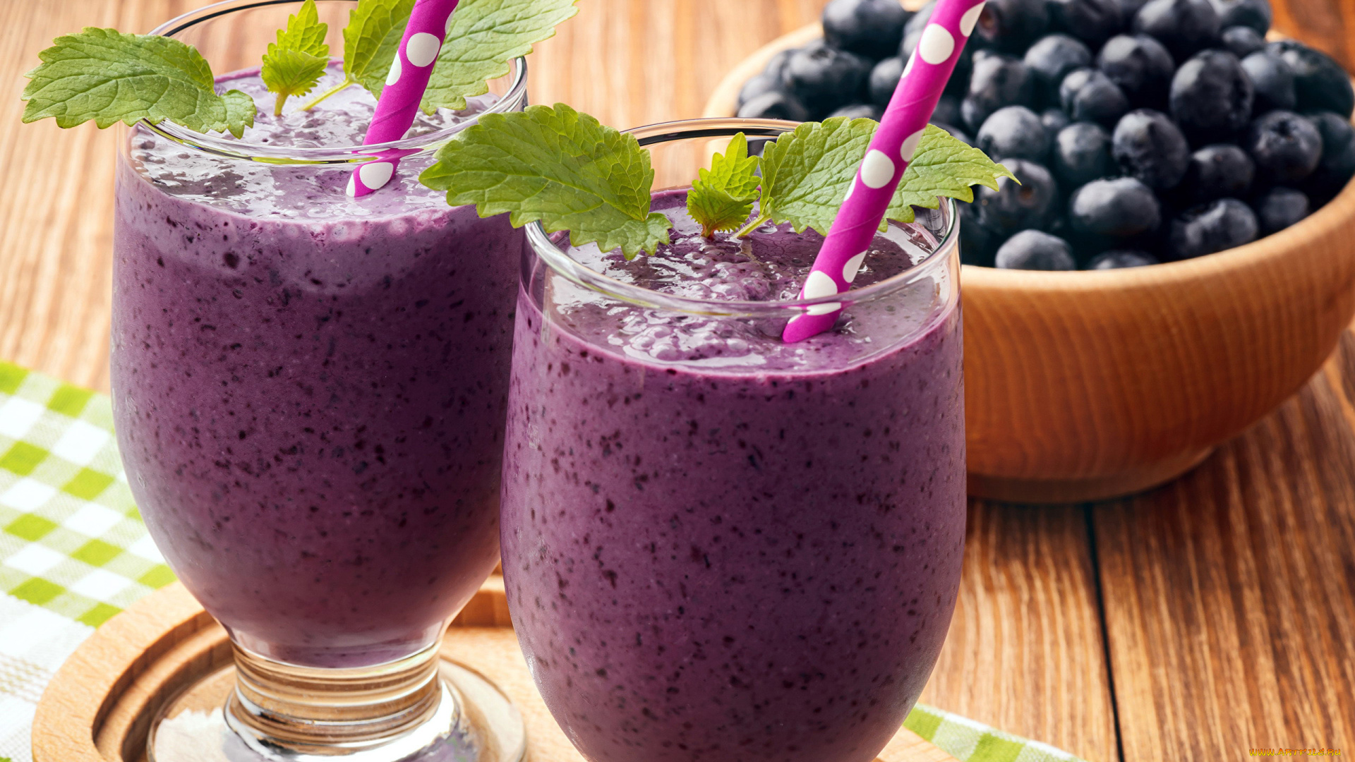 еда, напитки, черника, черничный, смузи