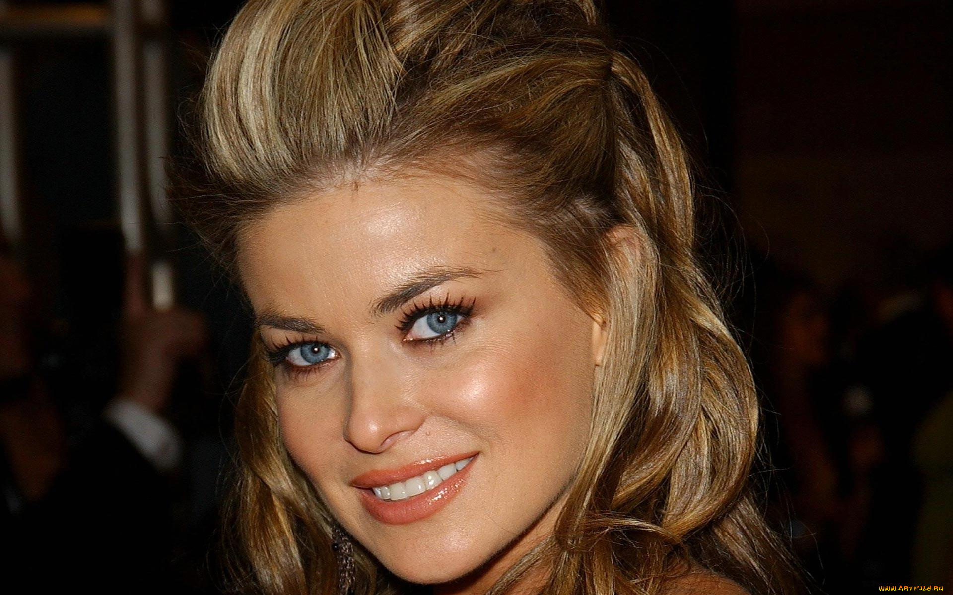 девушки, carmen, electra, блондинка, лицо, улыбка