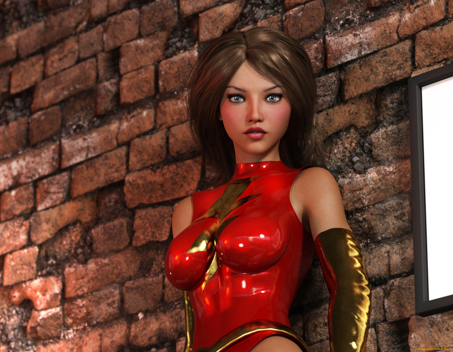 3д, графика, люди, , people, взгляд, фон, девушка