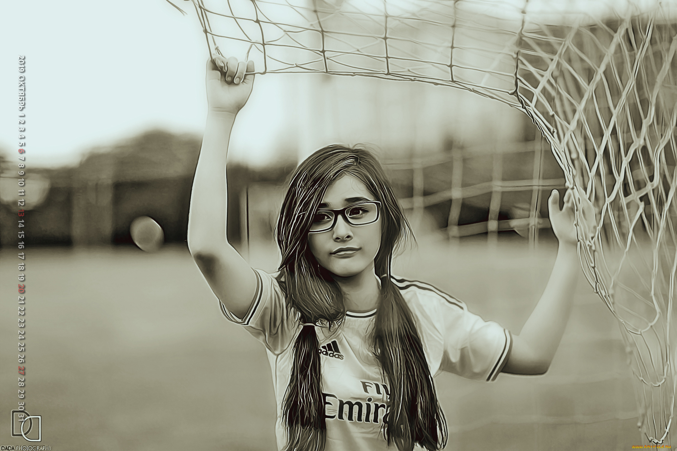 календари, компьютерный, дизайн, очки, сетка, calendar, азиатка, девушка, 2019