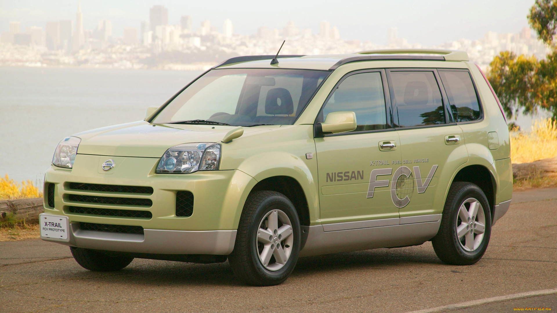 автомобили, nissan, datsun, ниссан, салатовый, дорога, город