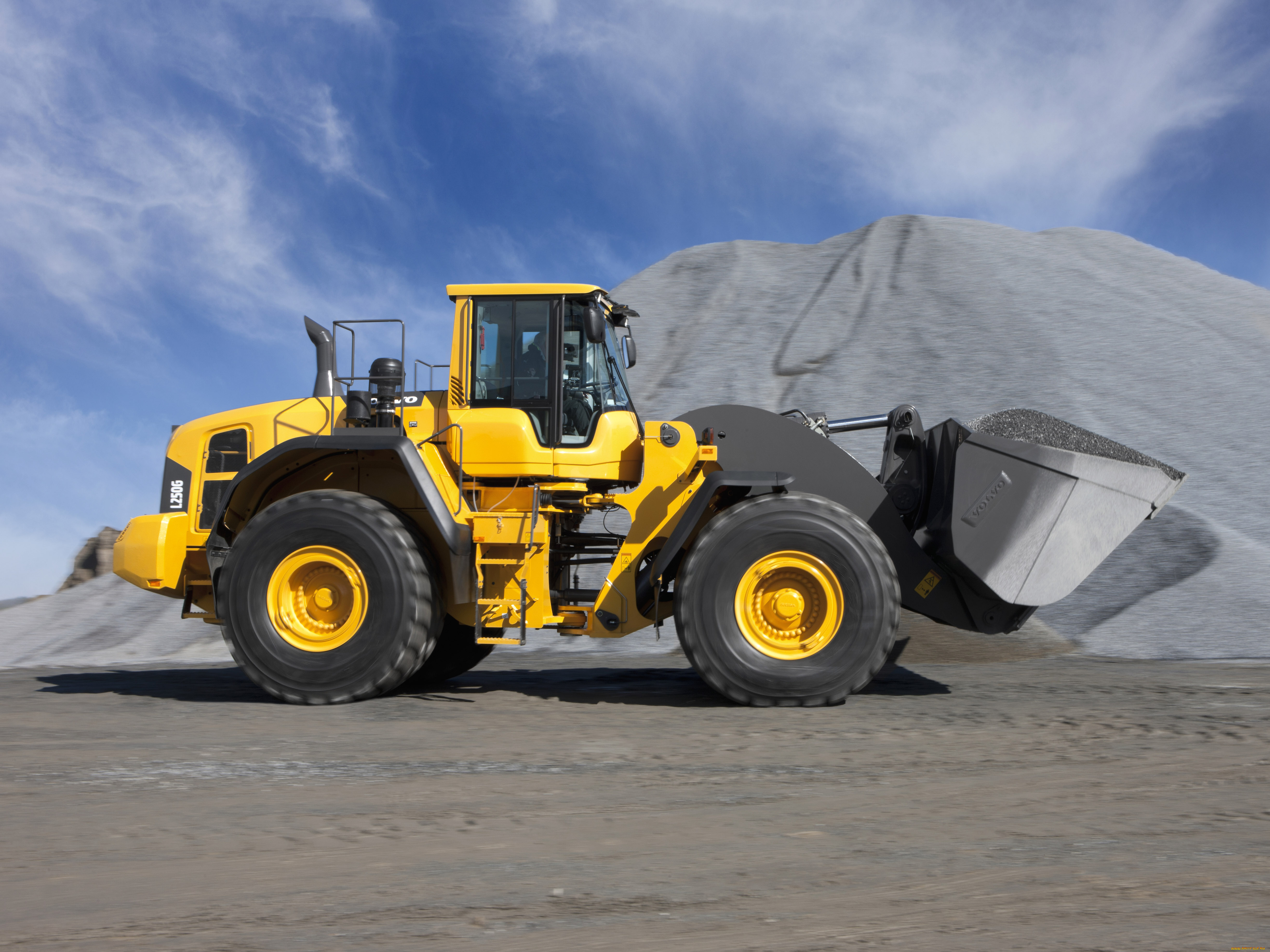 техника, фронтальные, погрузчики, volvo