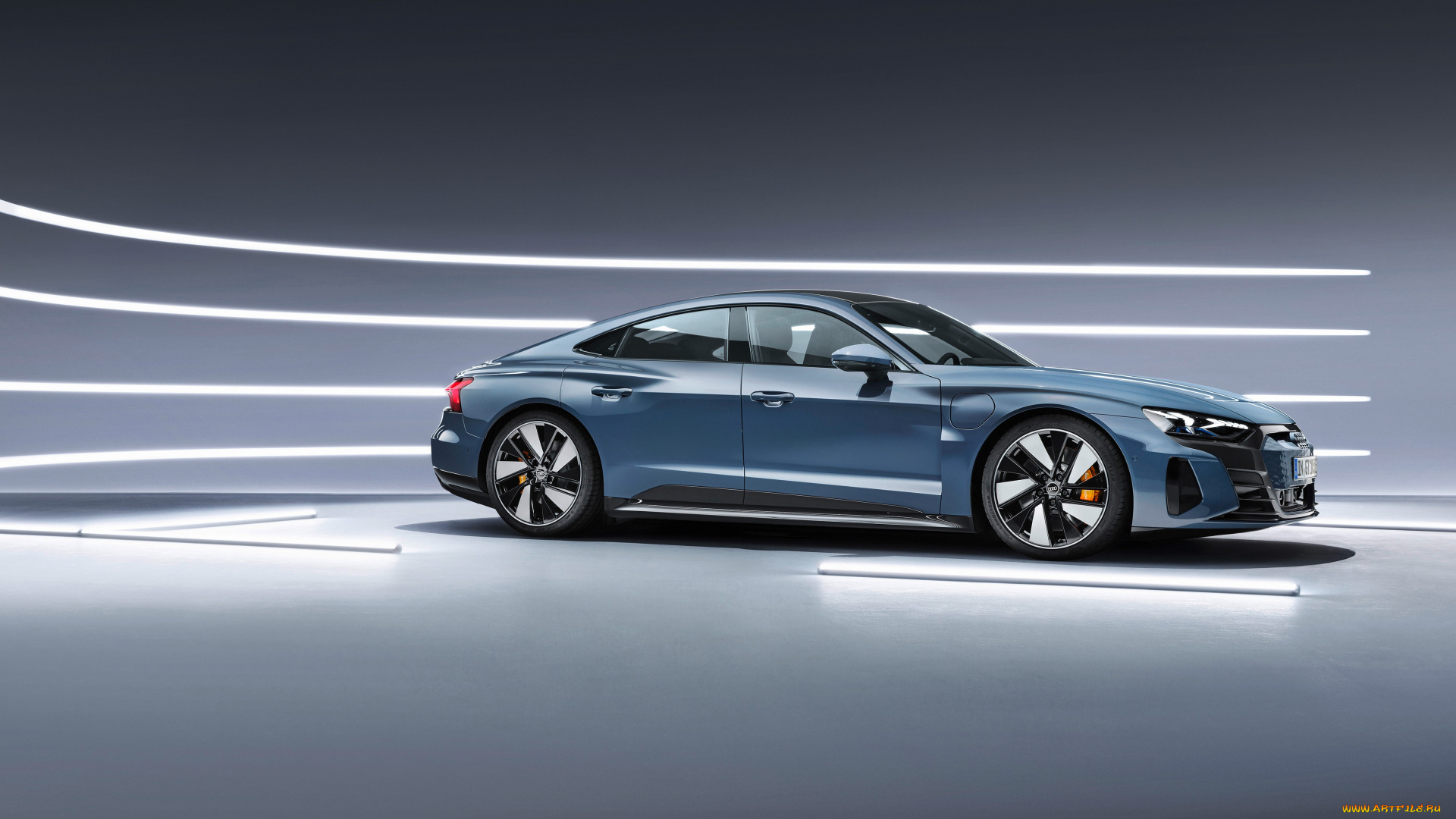 автомобили, audi, e, tron, gt, quattro, worldwide, 2021, серый, металлик, седан