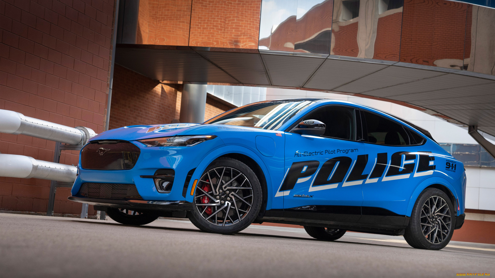 автомобили, полиция, mustang