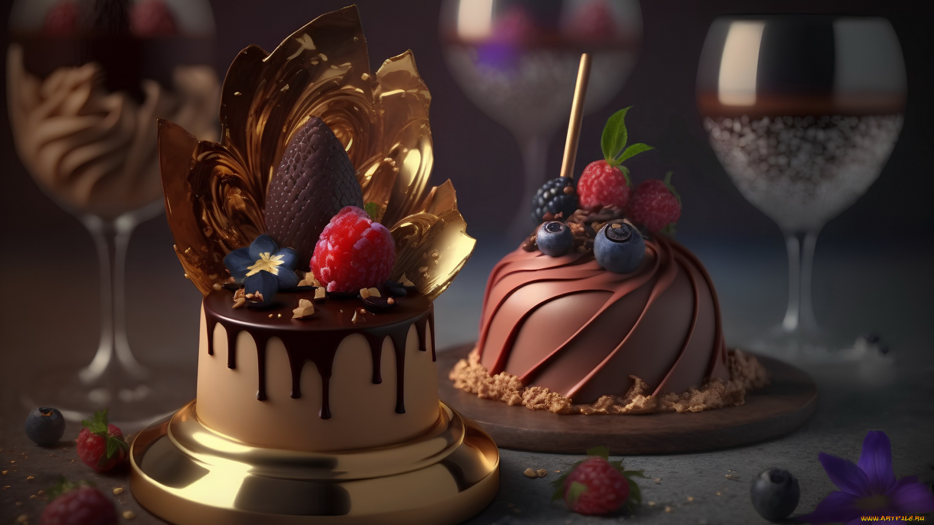 еда, торты, лакомство, крем