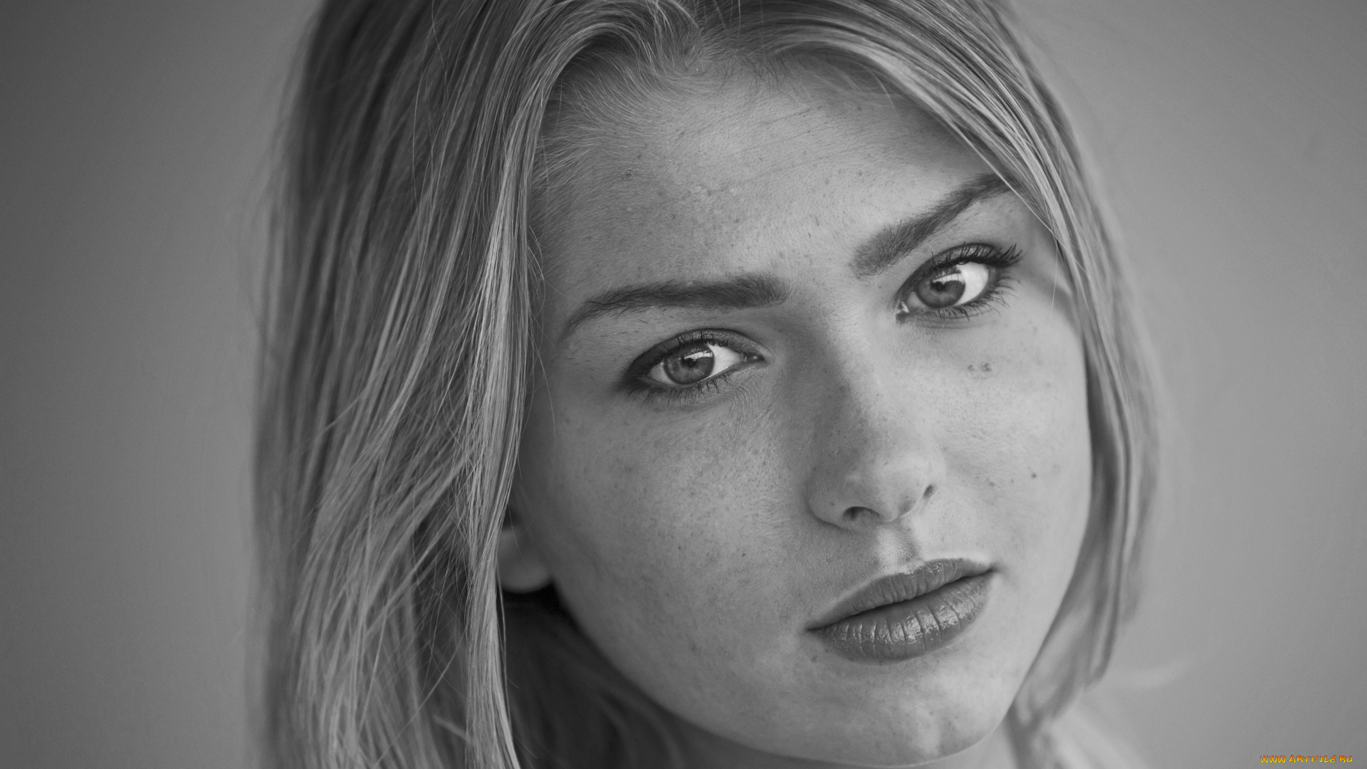 lucy, heart, девушки, девушка, блондинка, модель, портрет, лицо, черно-белое