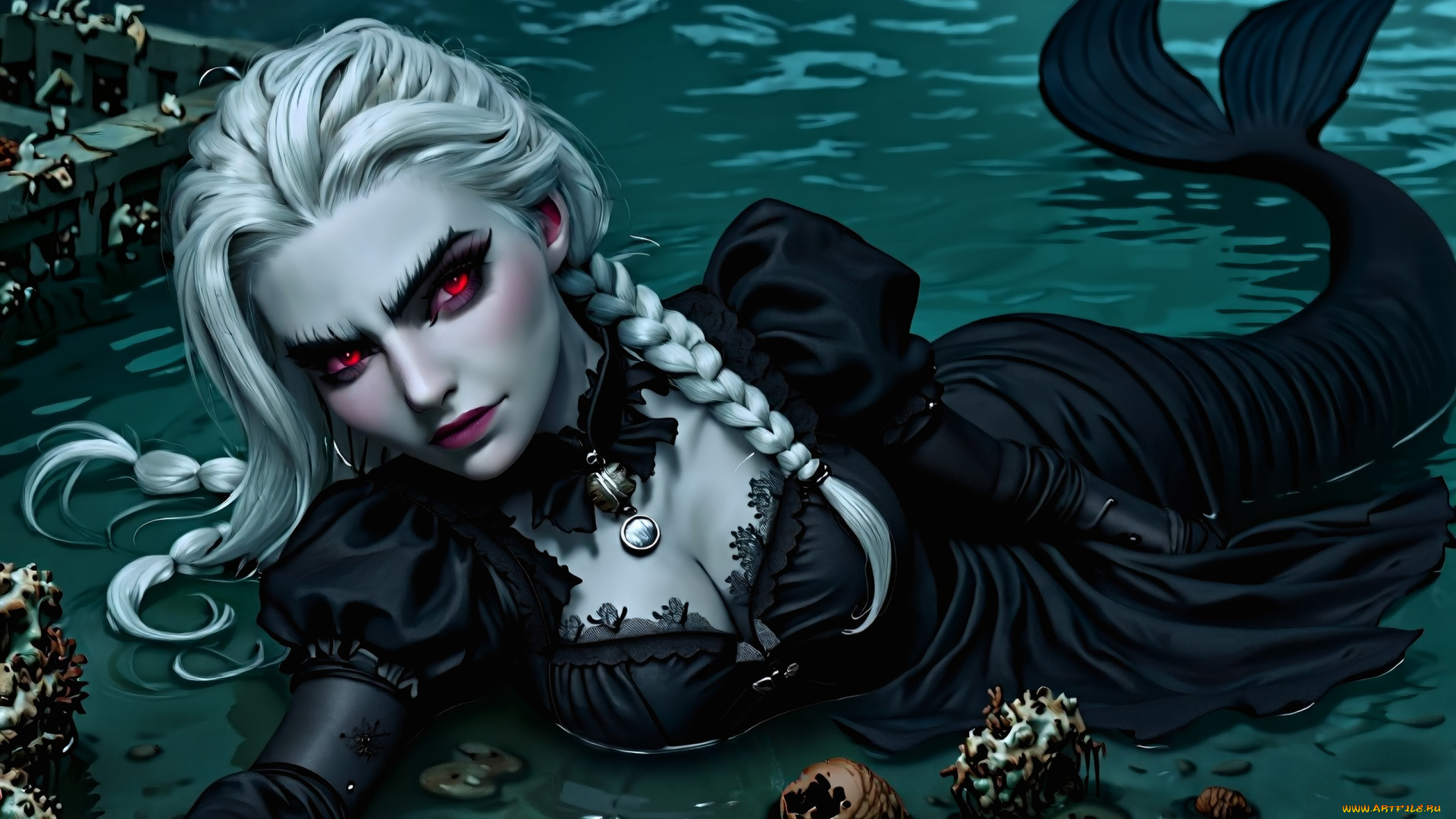 фэнтези, русалки, нейросети, графика, нейроарт, ai, art, нейронные, сети, рисунки, нейро, искусство, нейрографика, graphics, neuroart, neural, networks, drawings, neuro, neurography