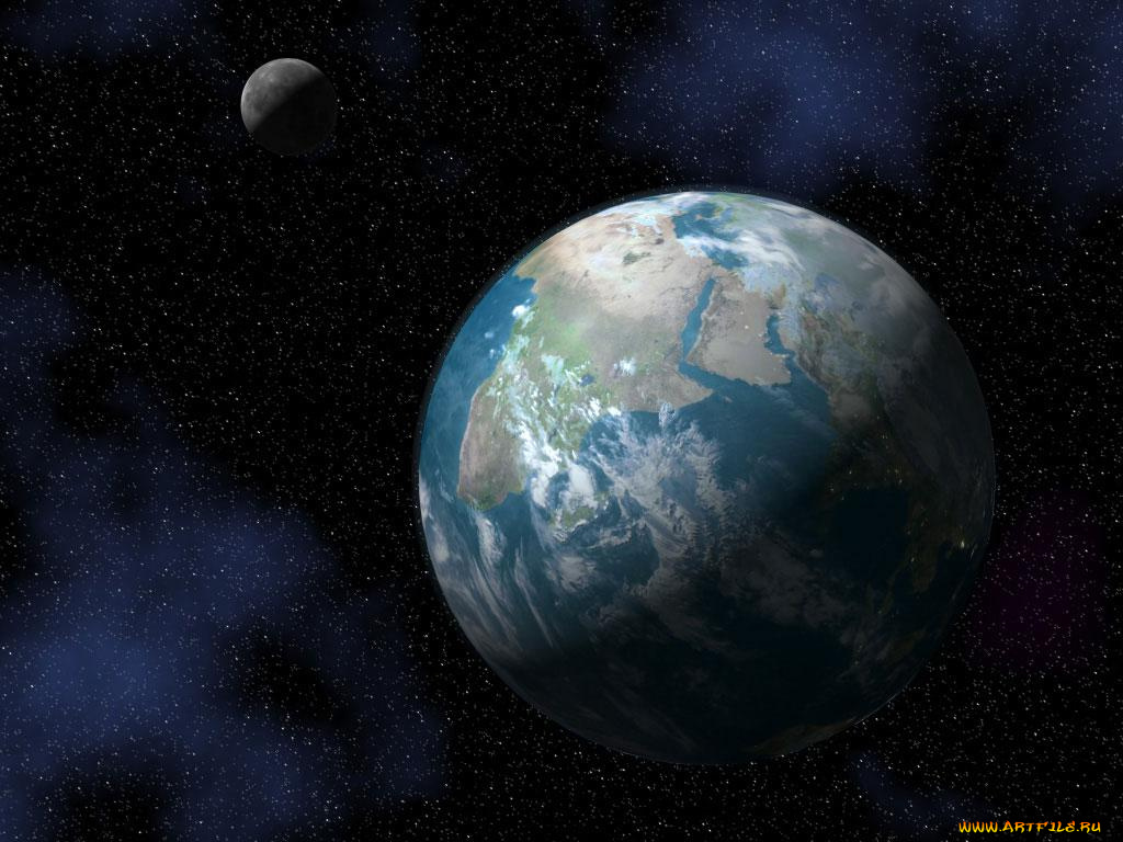 космос, земля