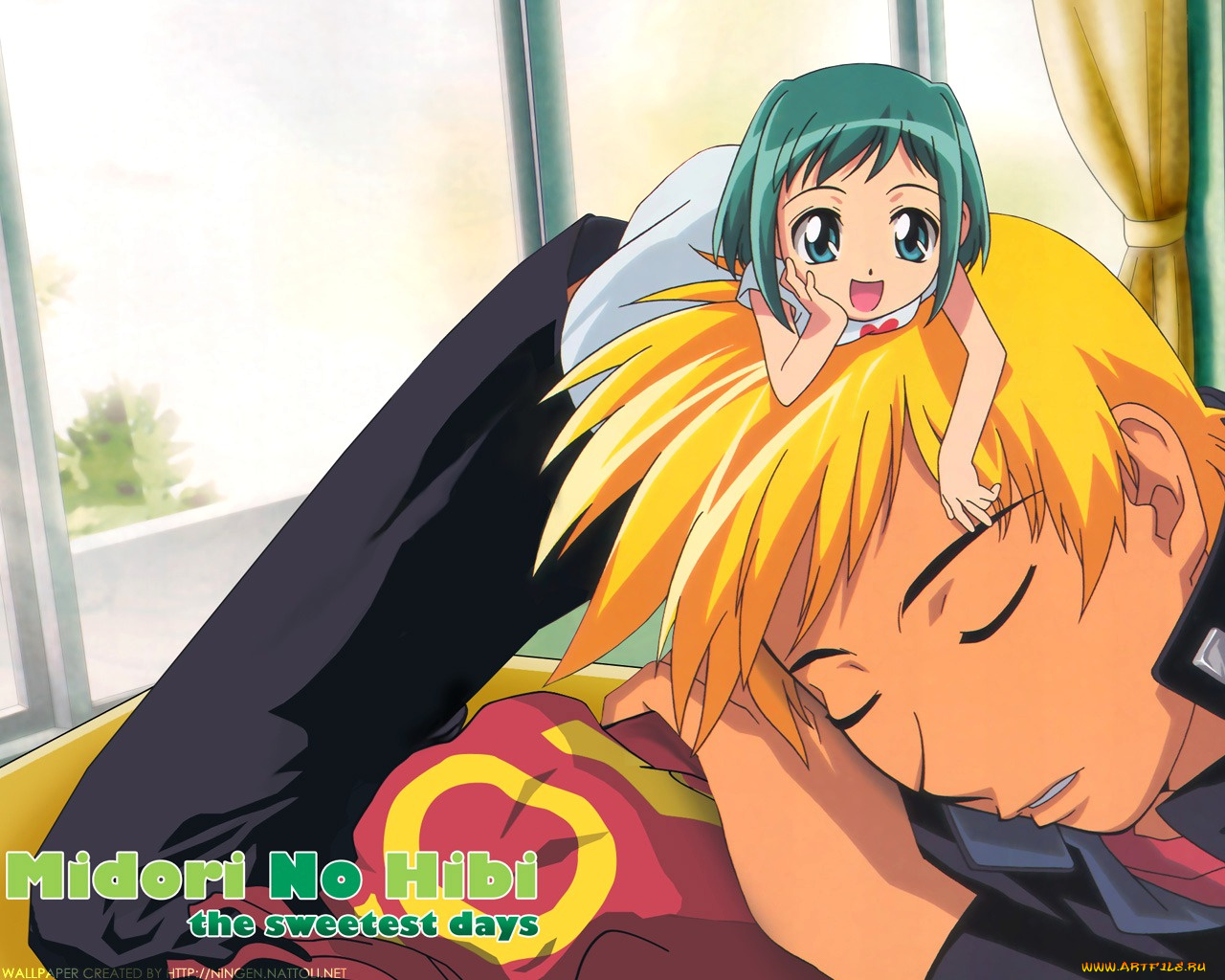 аниме, midori, no, hibi