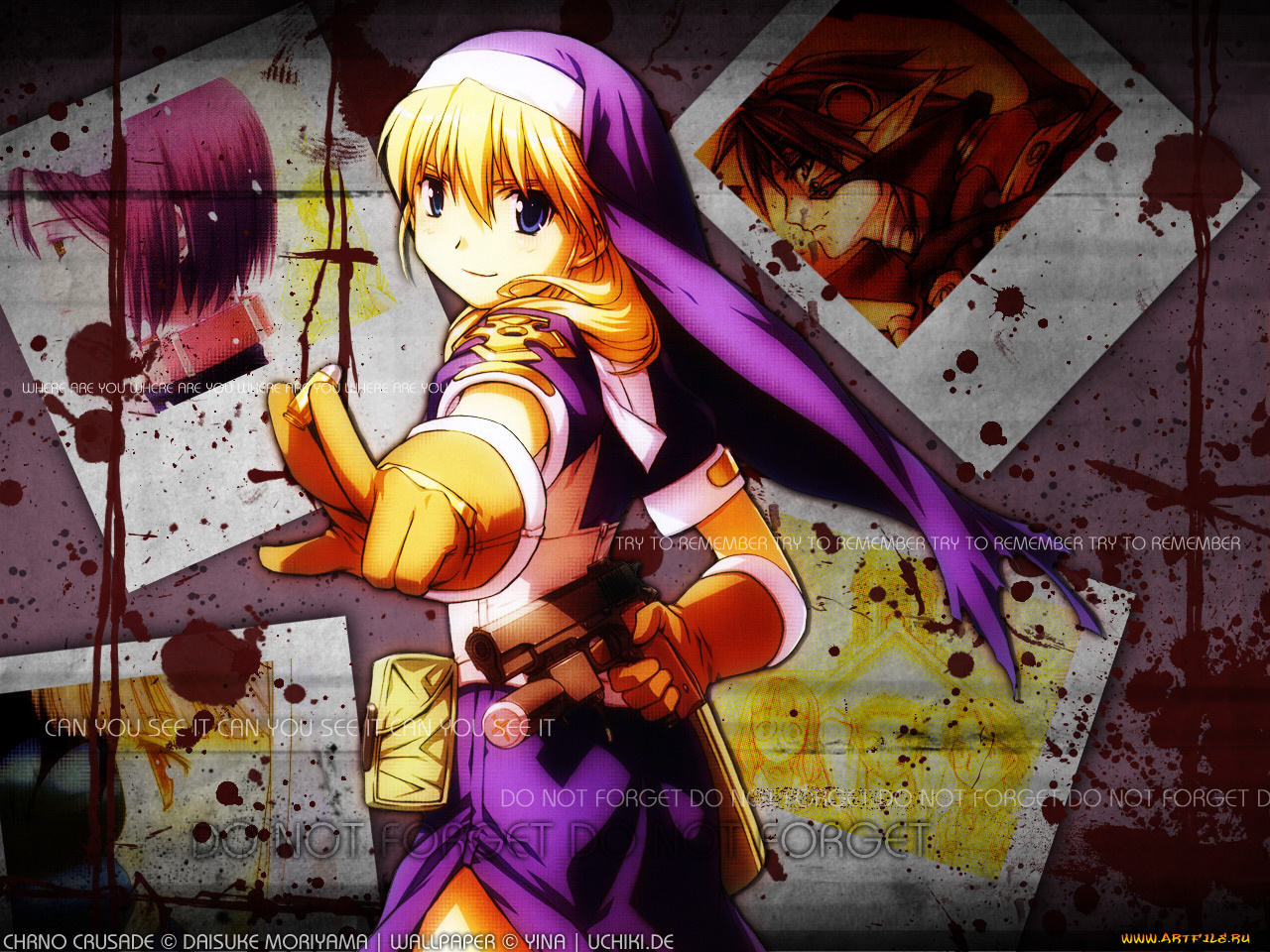 аниме, chrno, crusade