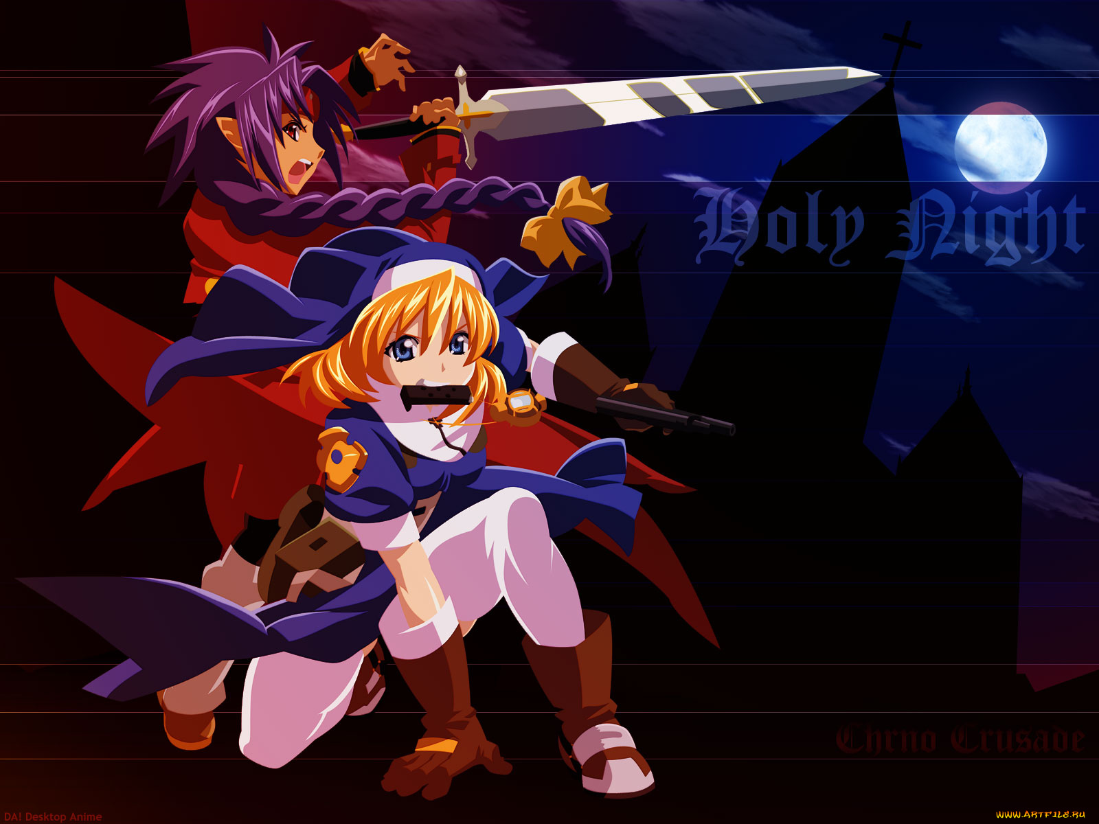 аниме, chrno, crusade