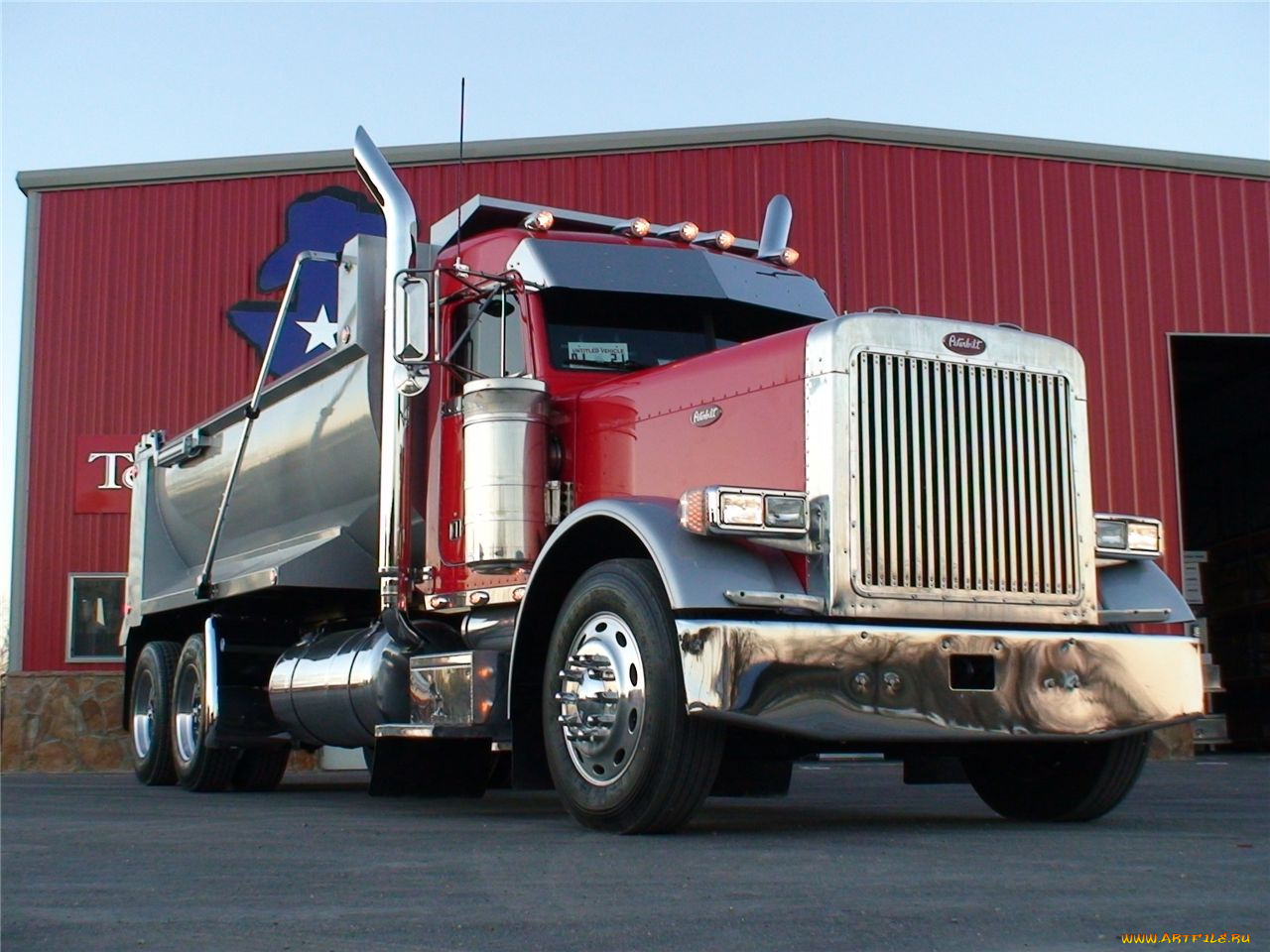 piterbilt, самосвал, автомобили, peterbilt