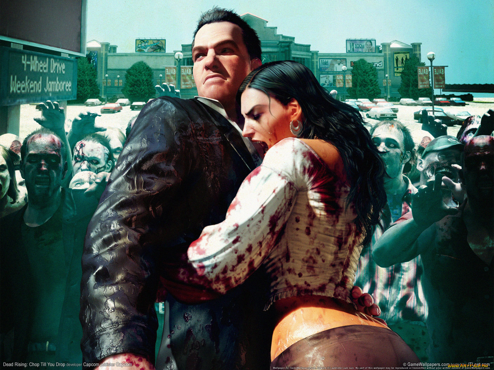 видео, игры, dead, rising, chop, till, you, drop