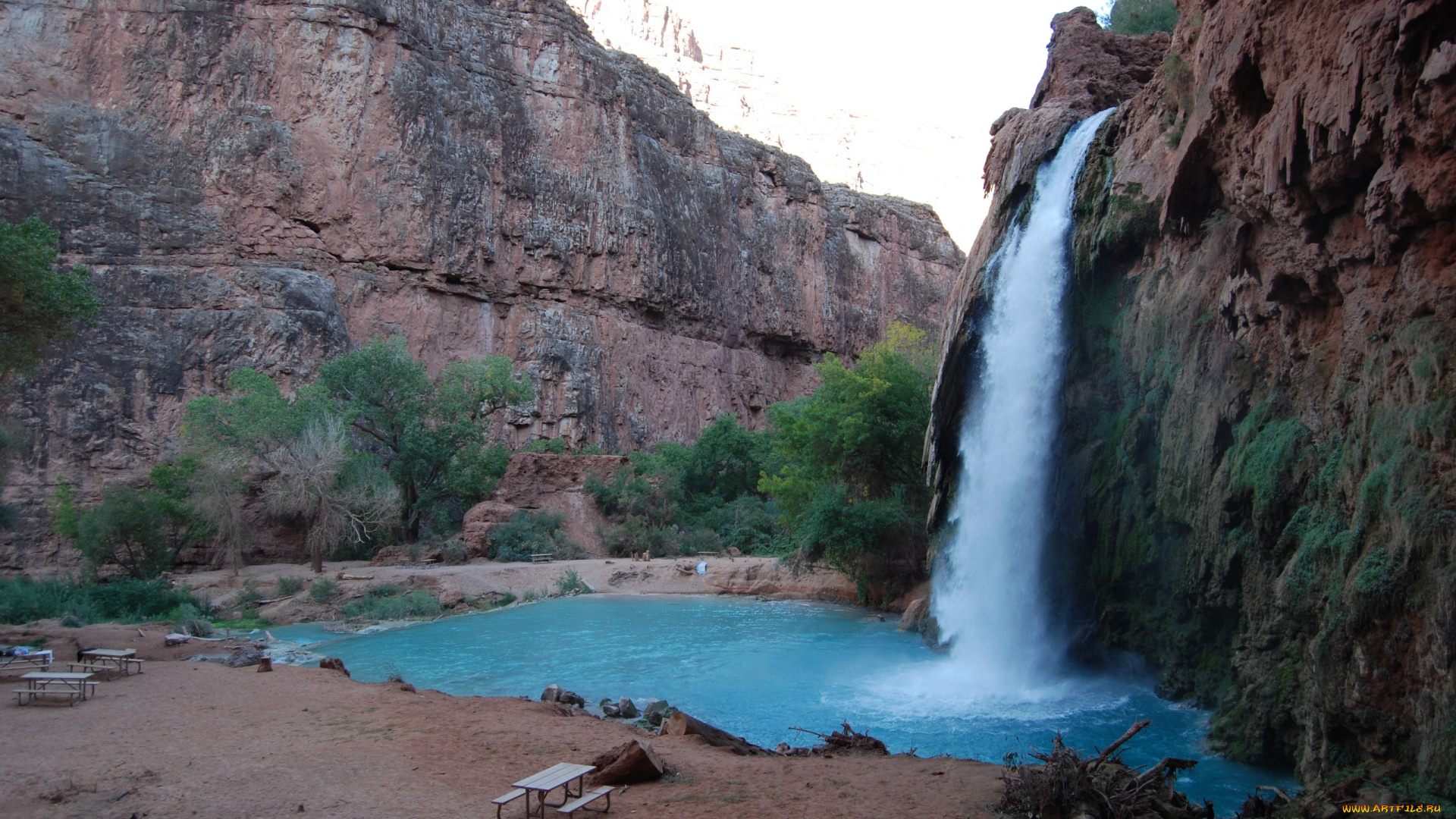 природа, водопады