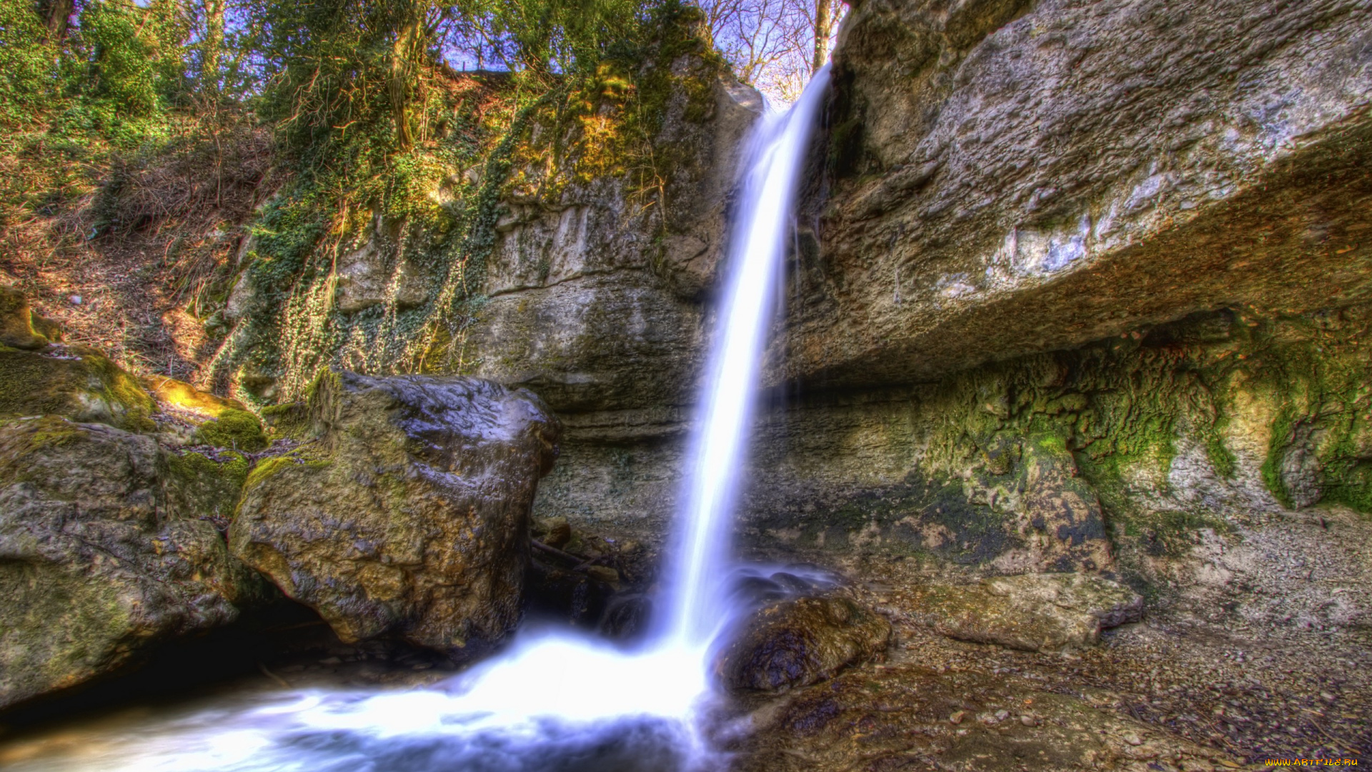 природа, водопады