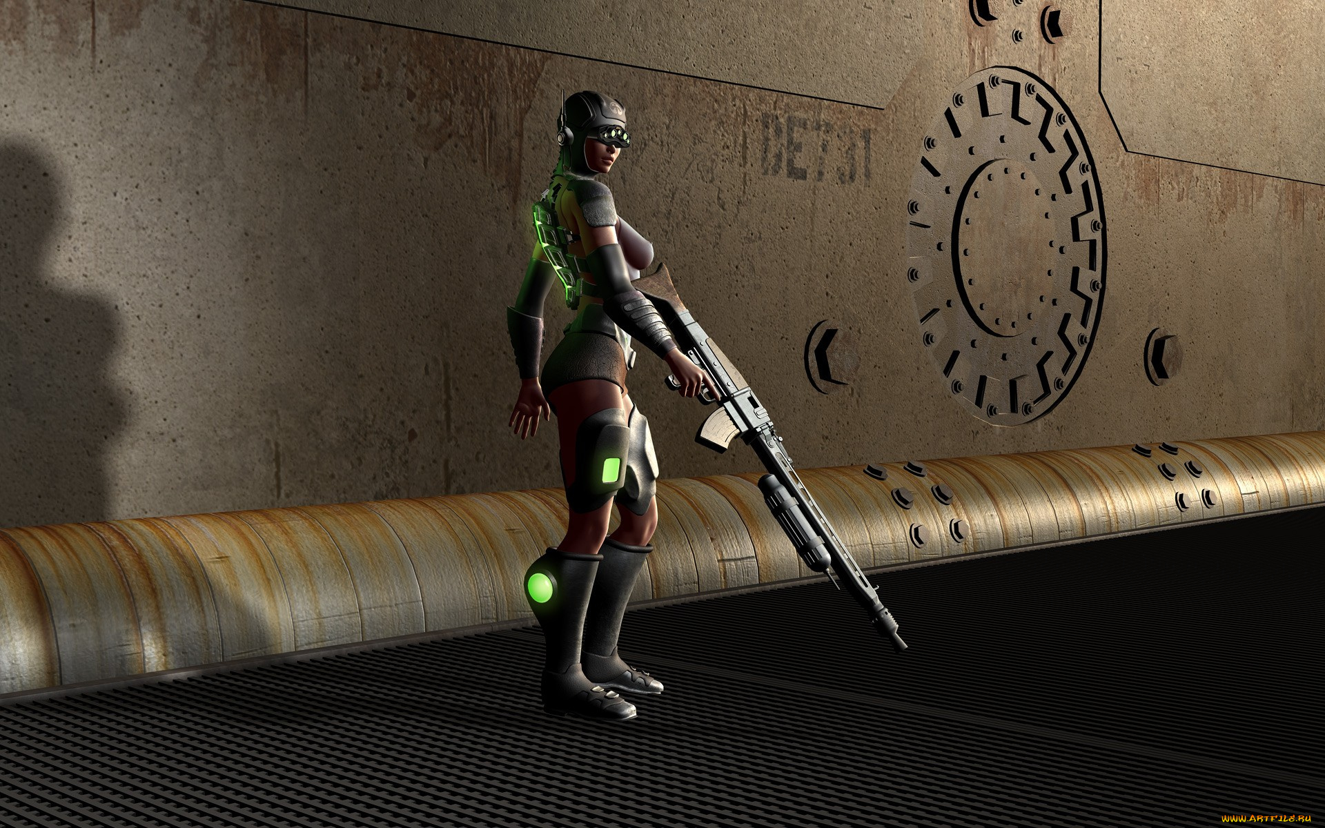 3д, графика, military