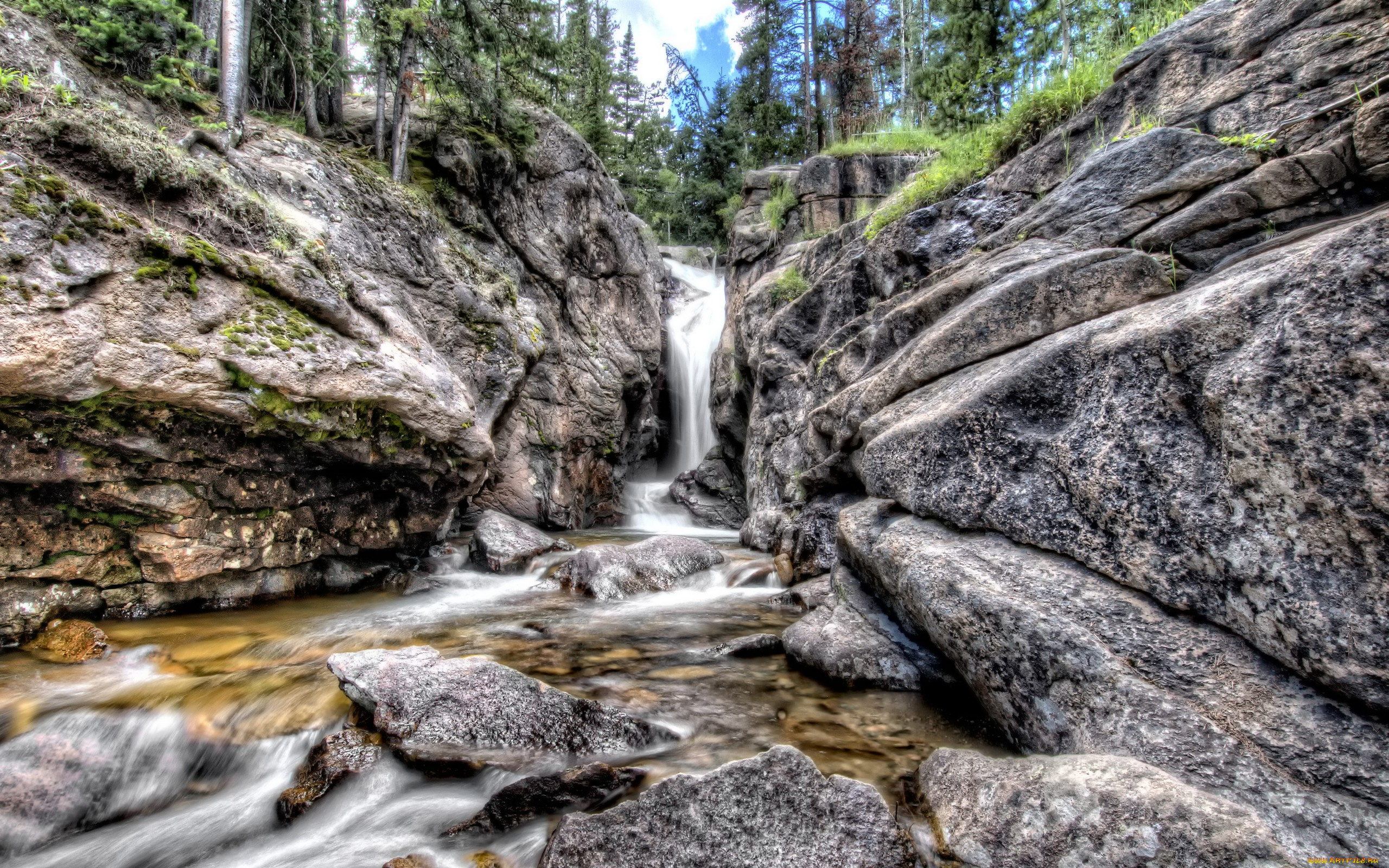 природа, водопады