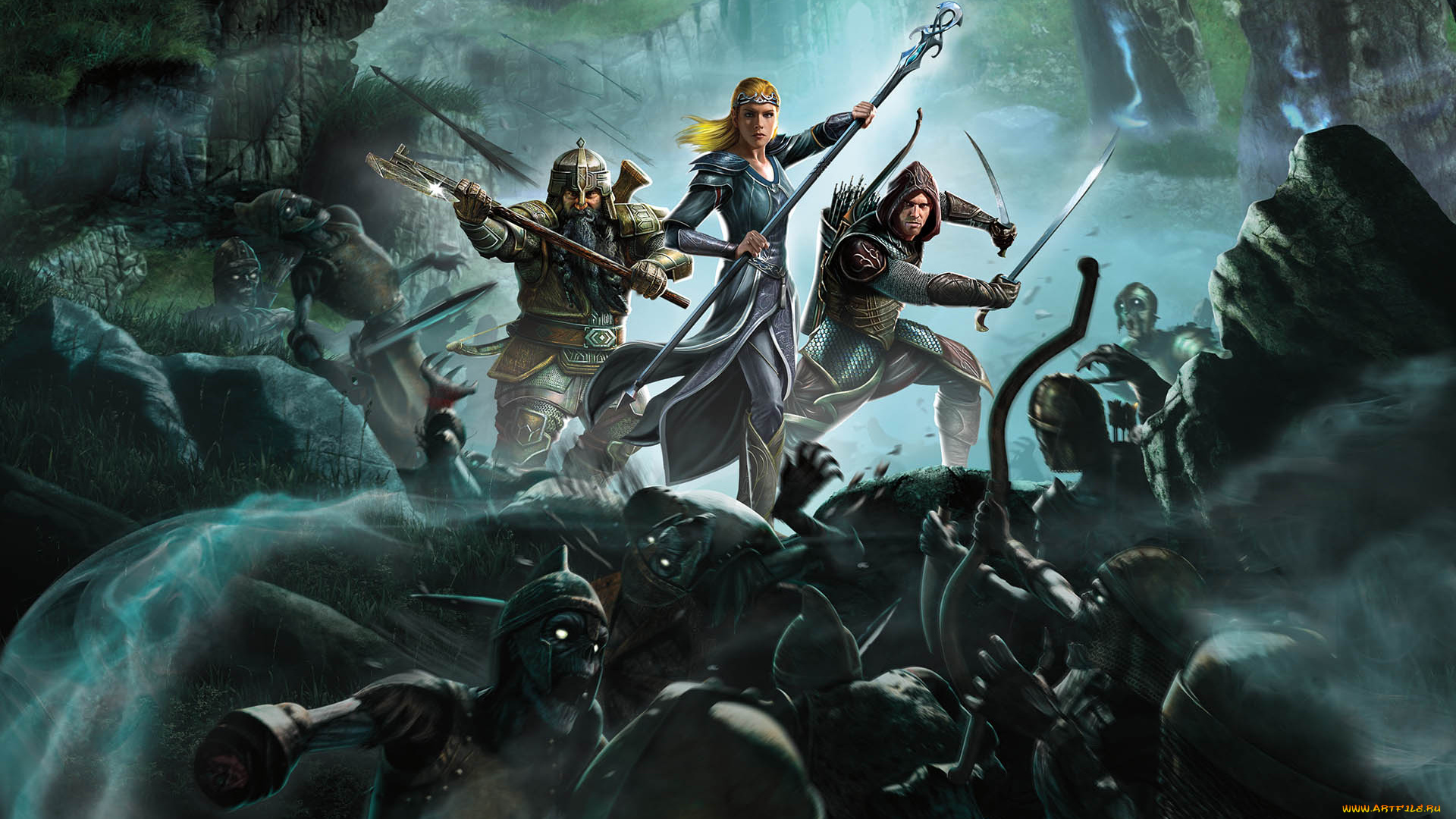the, lord, of, rings, war, in, north, видео, игры, нежить