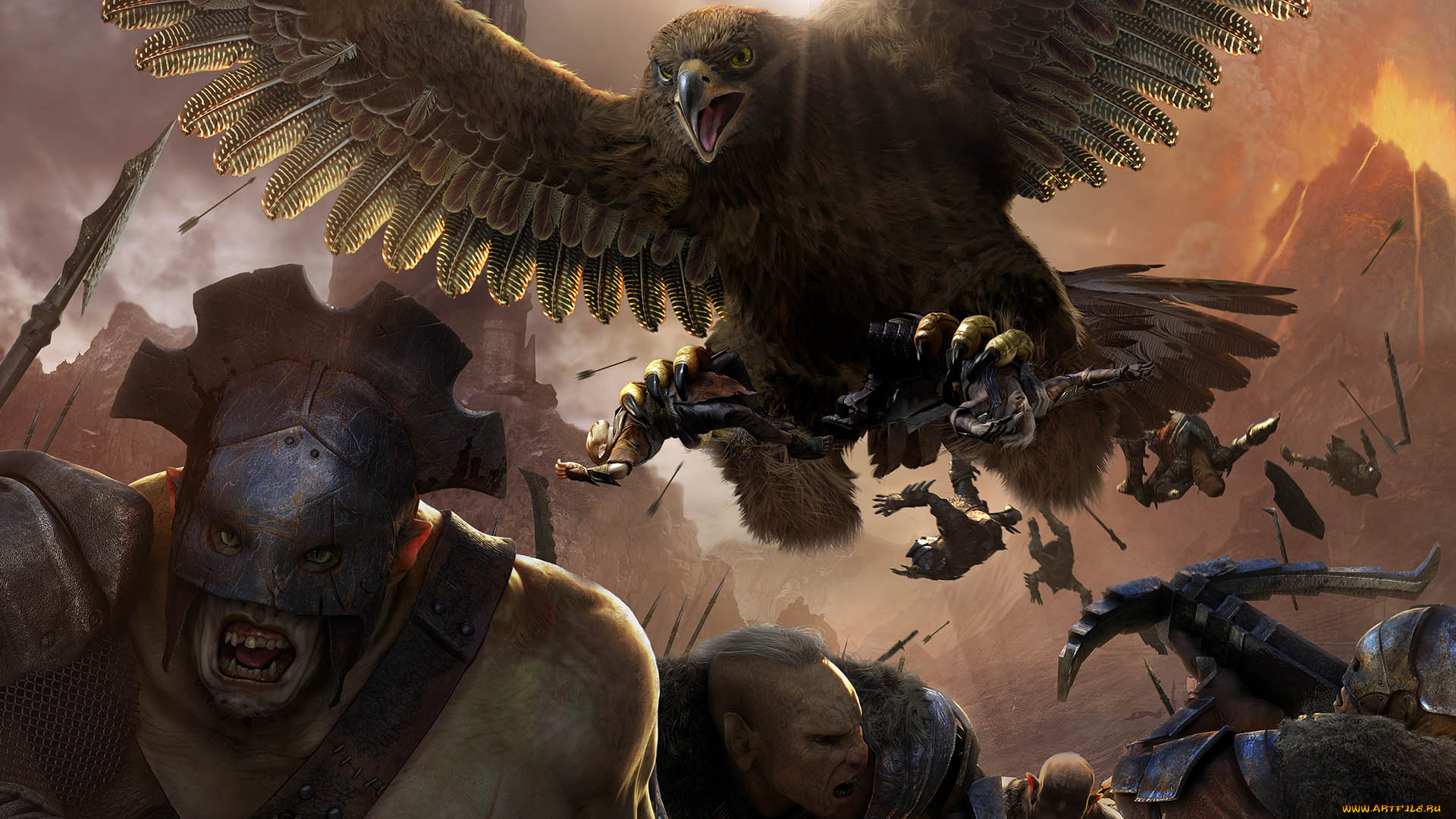 the, lord, of, rings, war, in, north, видео, игры, орёл