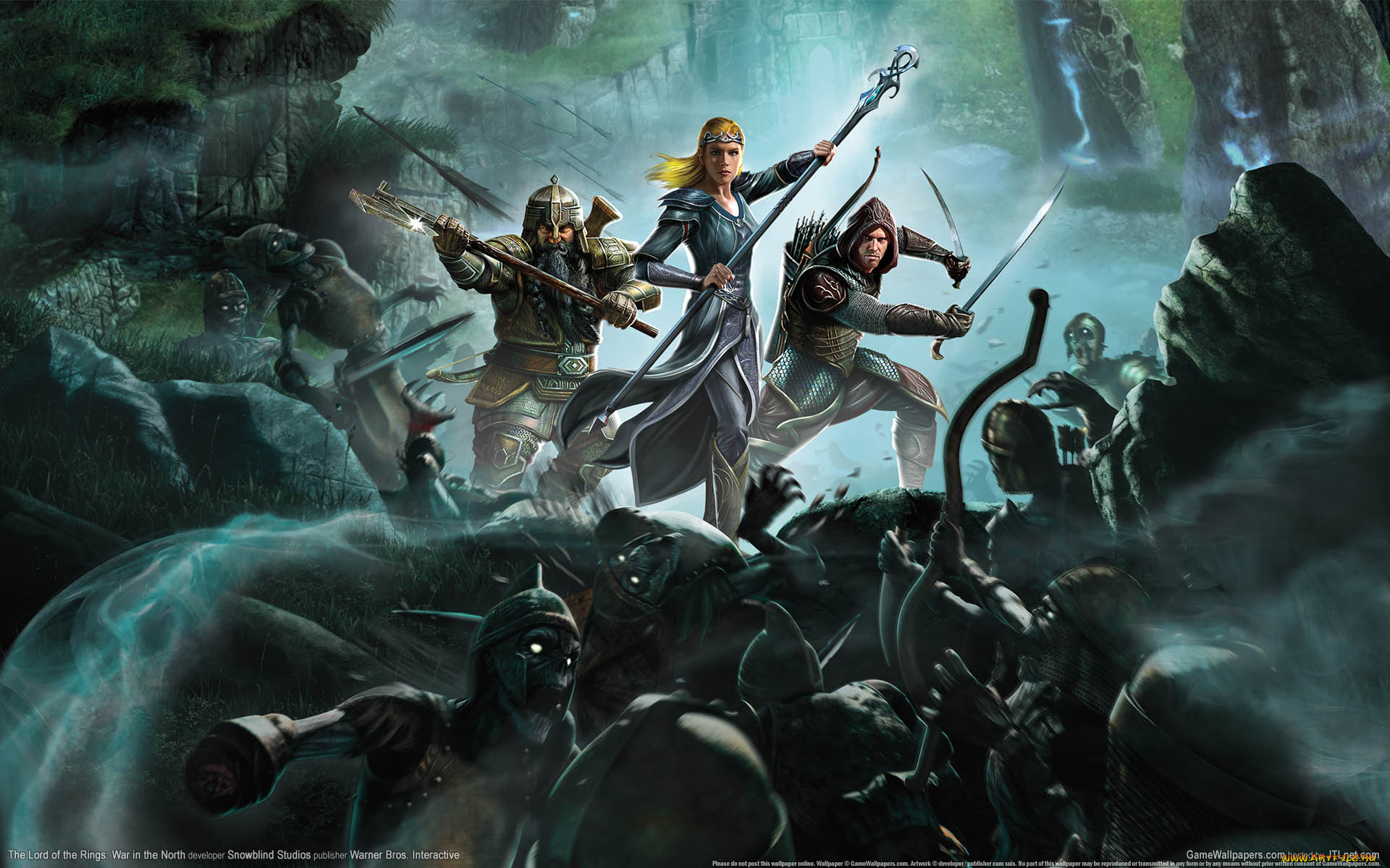 the, lord, of, rings, war, in, north, видео, игры, нежить