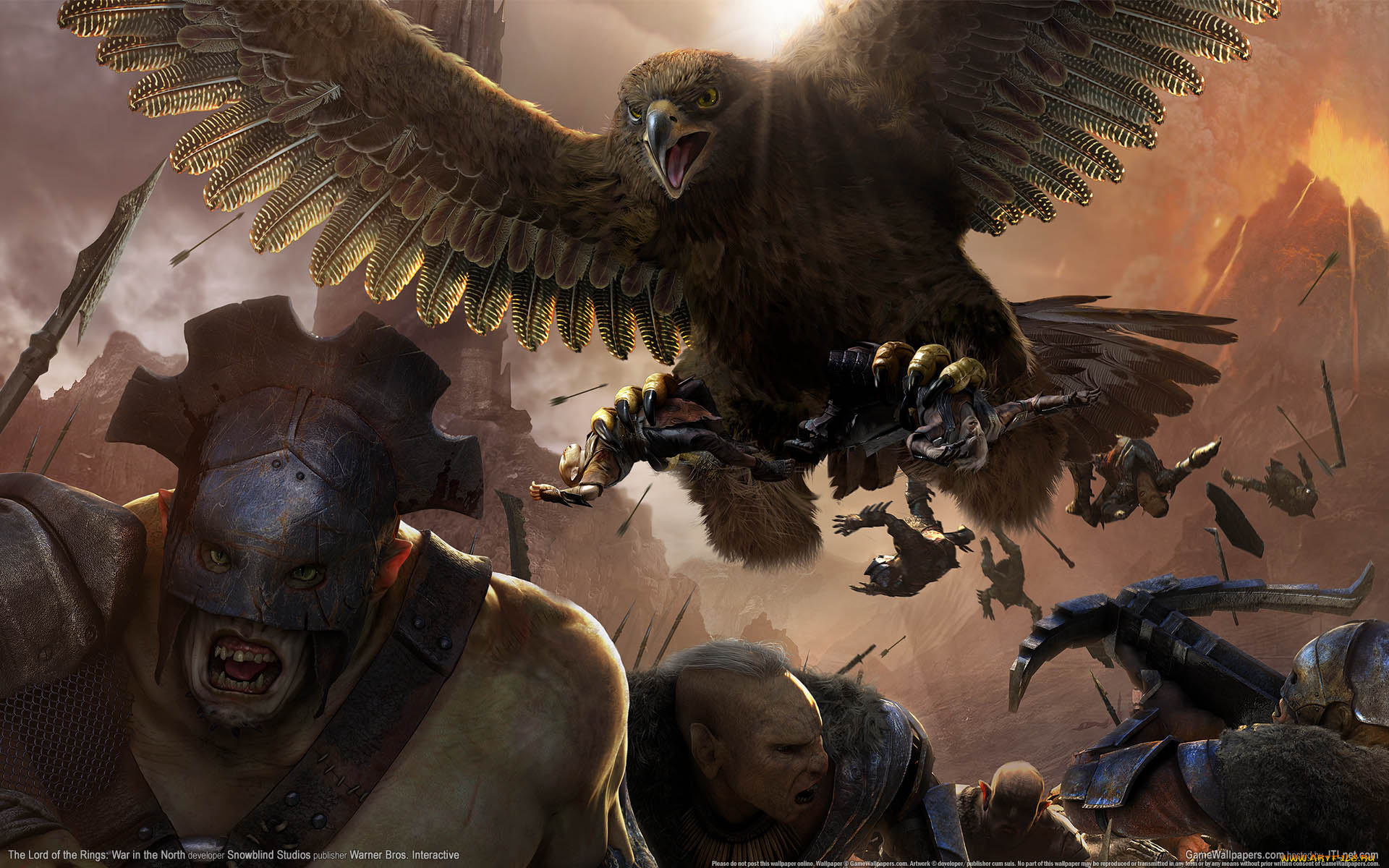 the, lord, of, rings, war, in, north, видео, игры, орёл