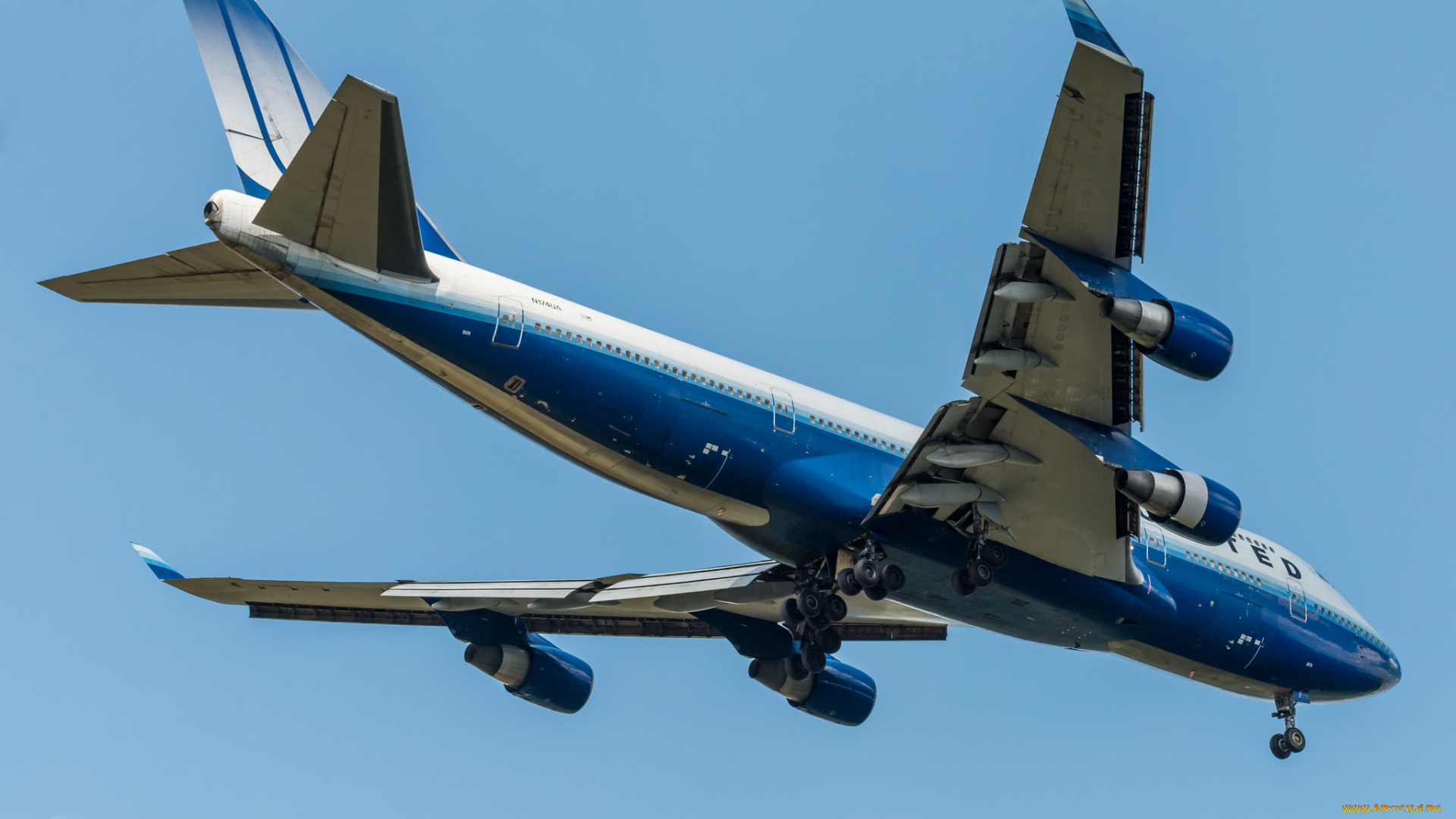 boeing, 747-422, авиация, пассажирские, самолёты, полет, небо, авиалайнер