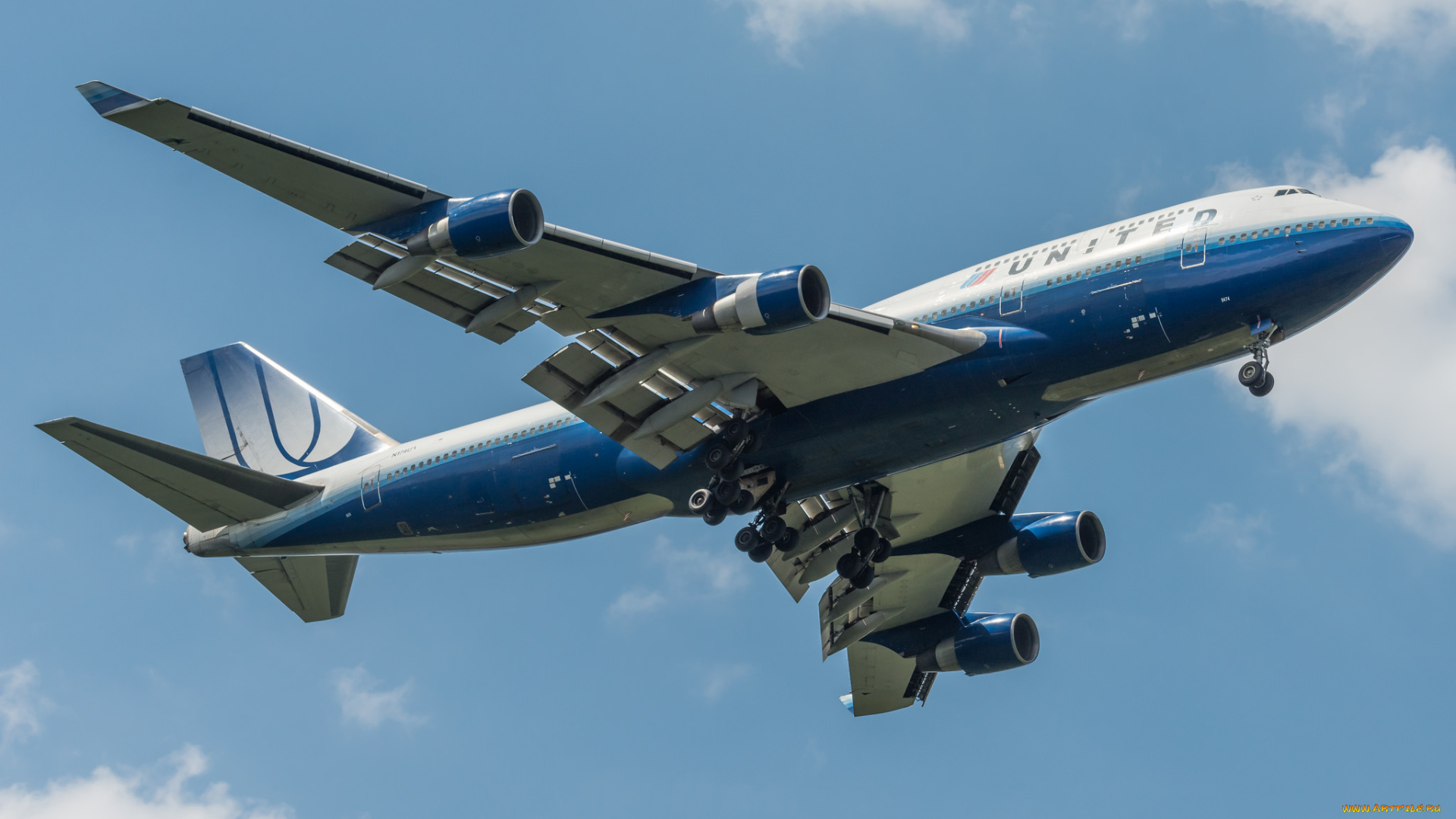 boeing, 747-422, авиация, пассажирские, самолёты, авиалайнер, полет, небо