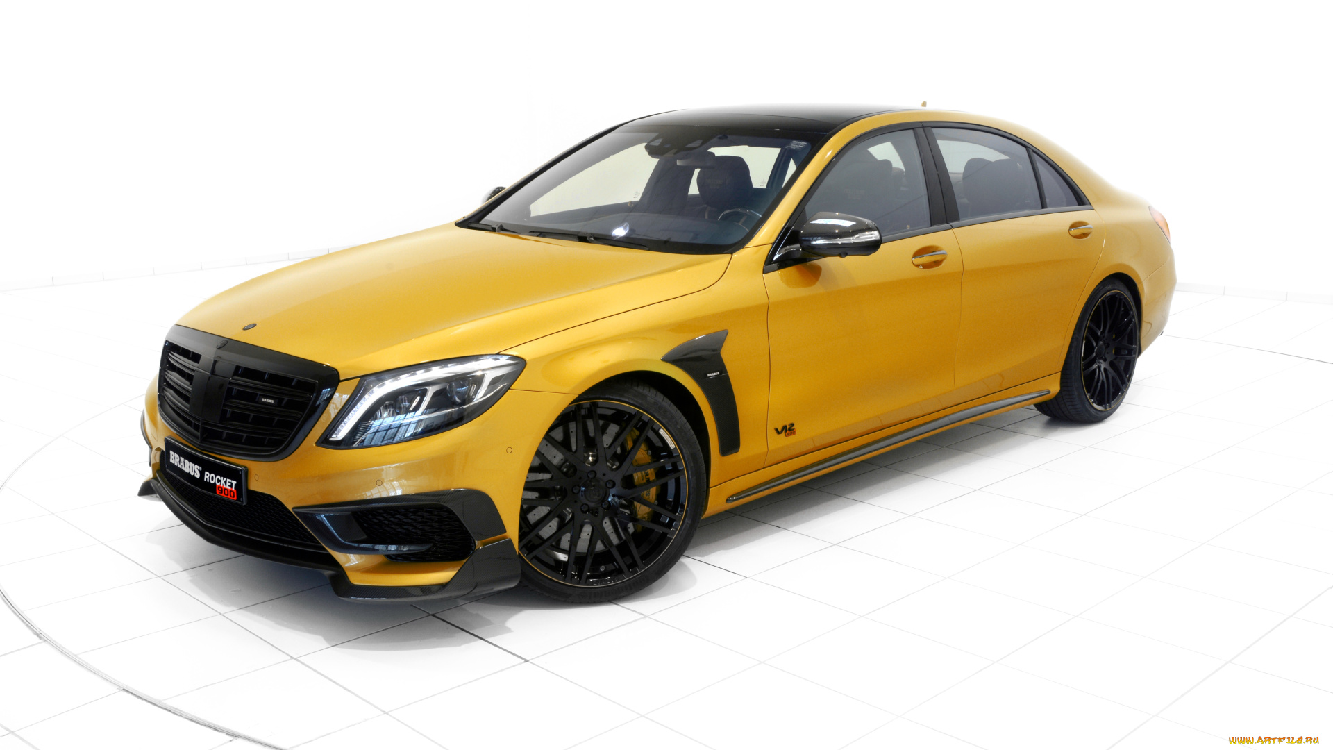 автомобили, brabus, желтый, w222, 2015г, edition, desert, gold, rocket, 900