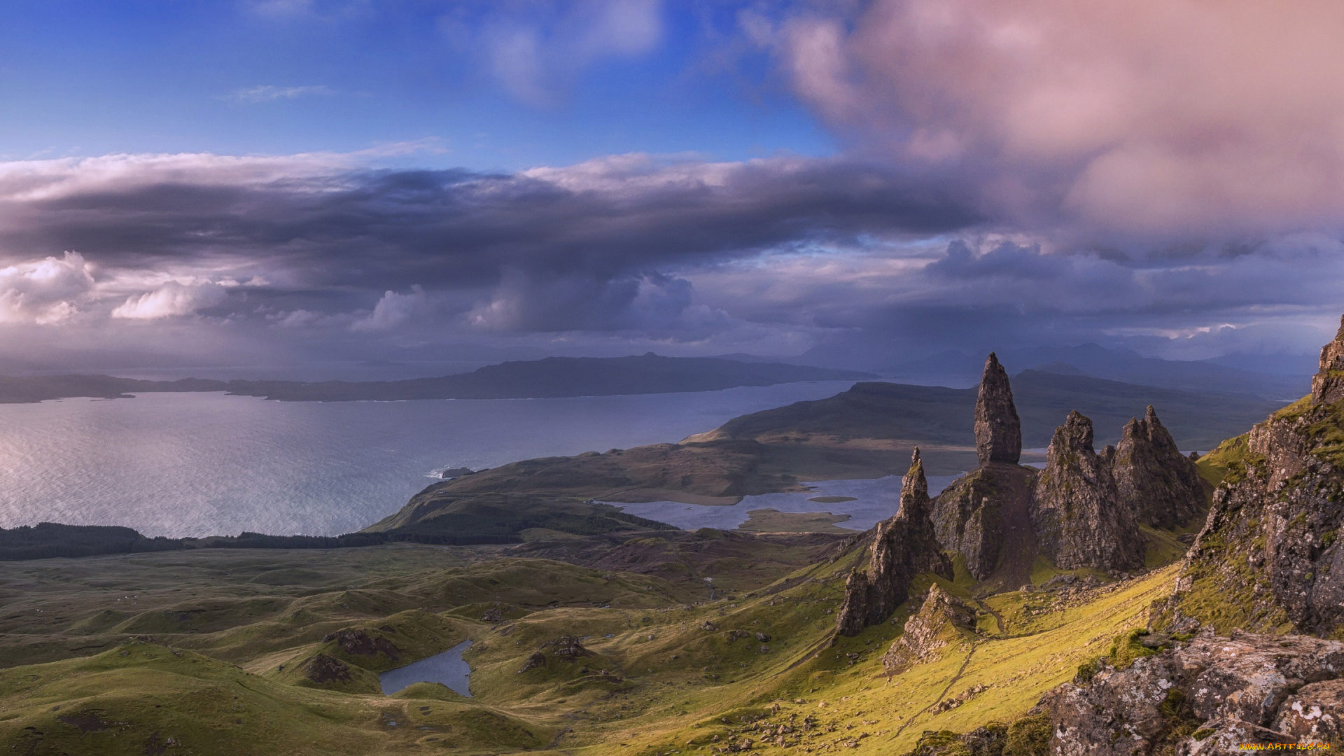 природа, реки, озера, небо, облака