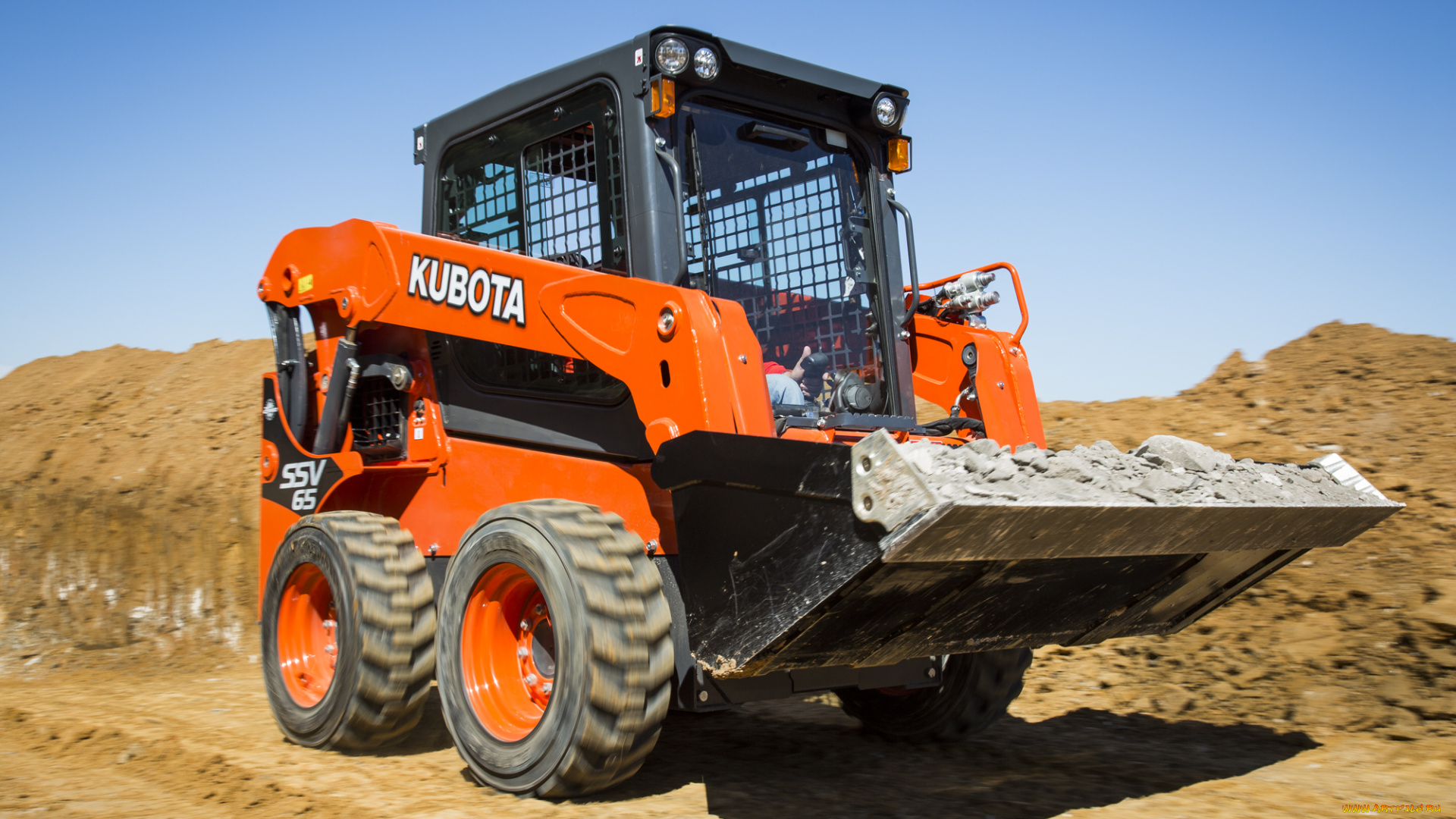 техника, фронтальные, погрузчики, kubota