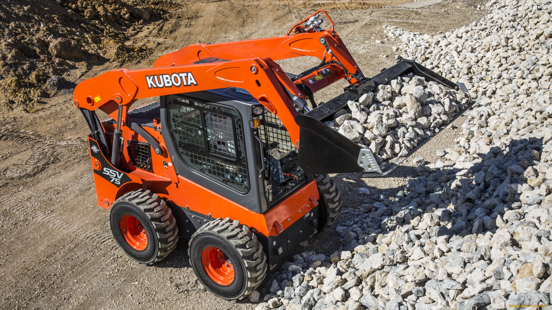 техника, фронтальные, погрузчики, kubota