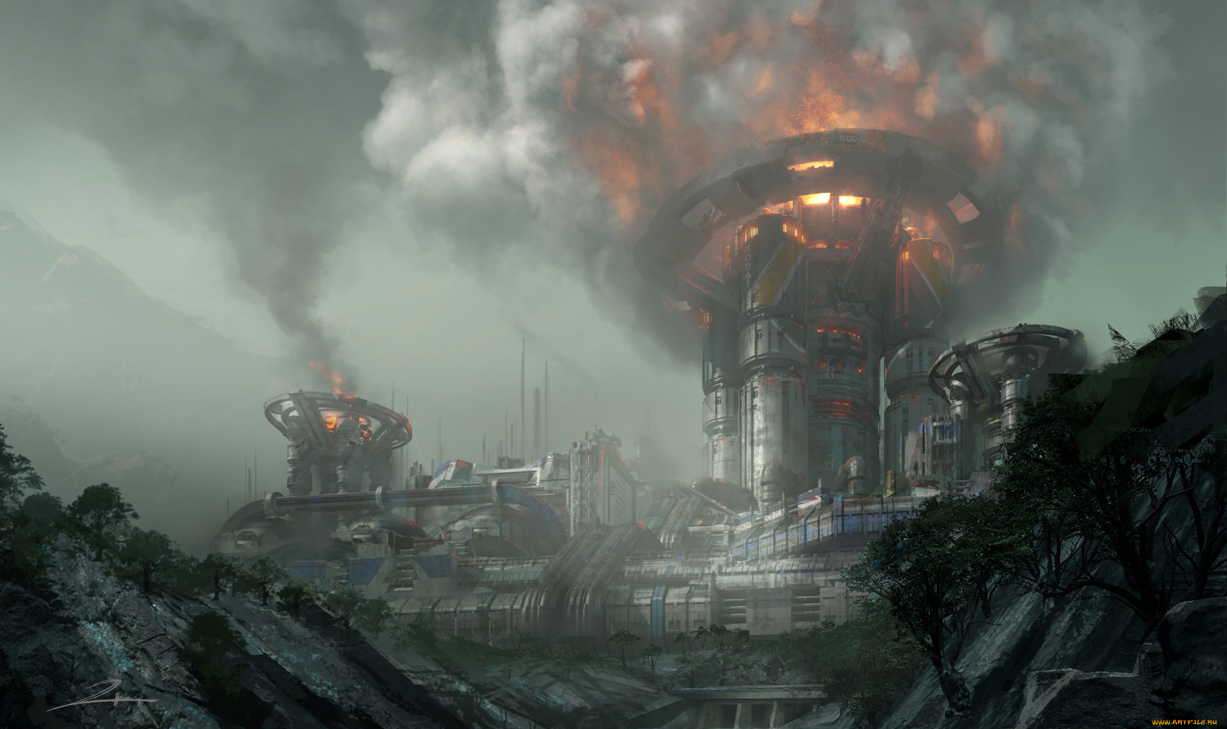 видео, игры, titanfall, 2, пейзаж