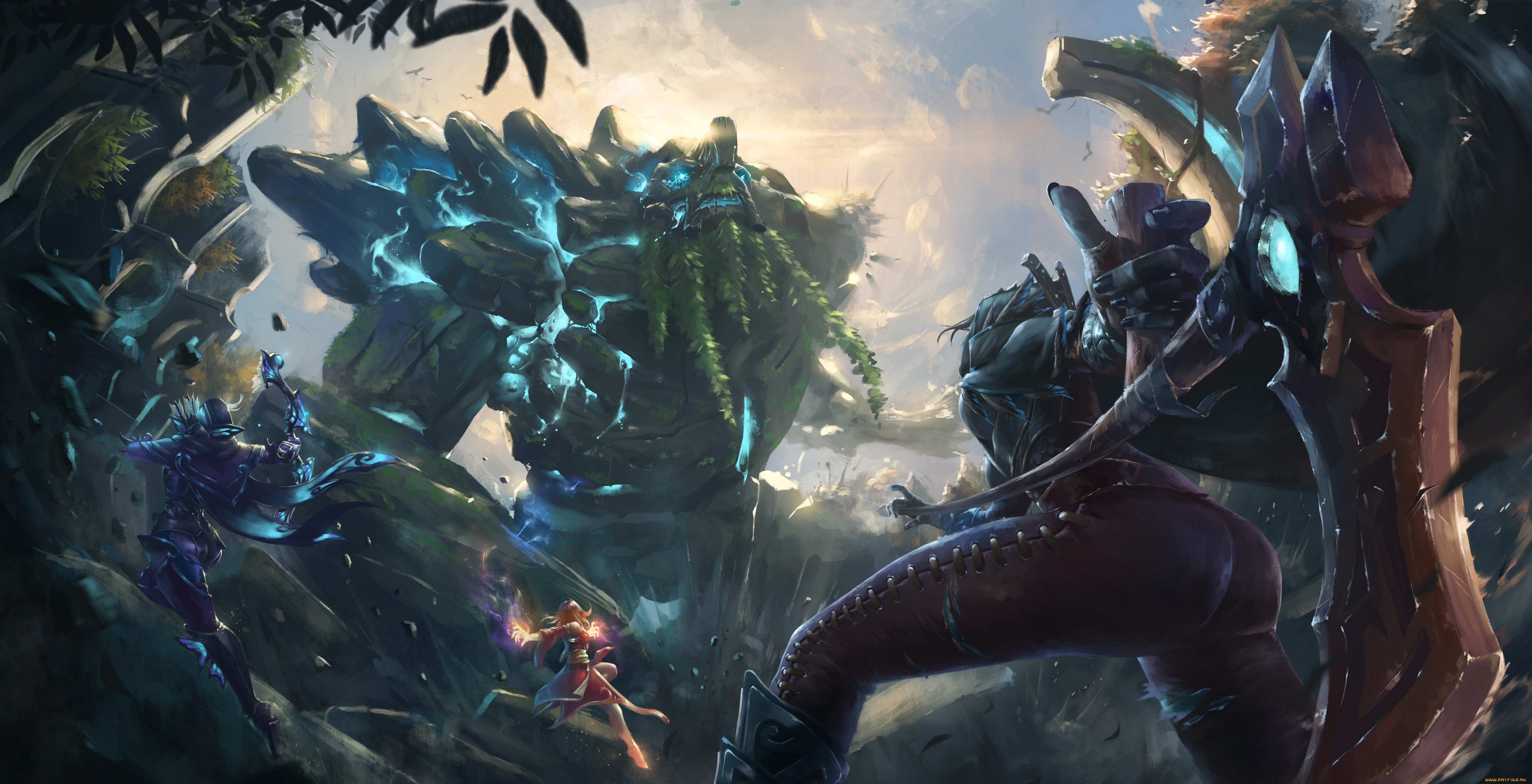 видео, игры, dota, 2, ролевая, 2, dota, онлайн