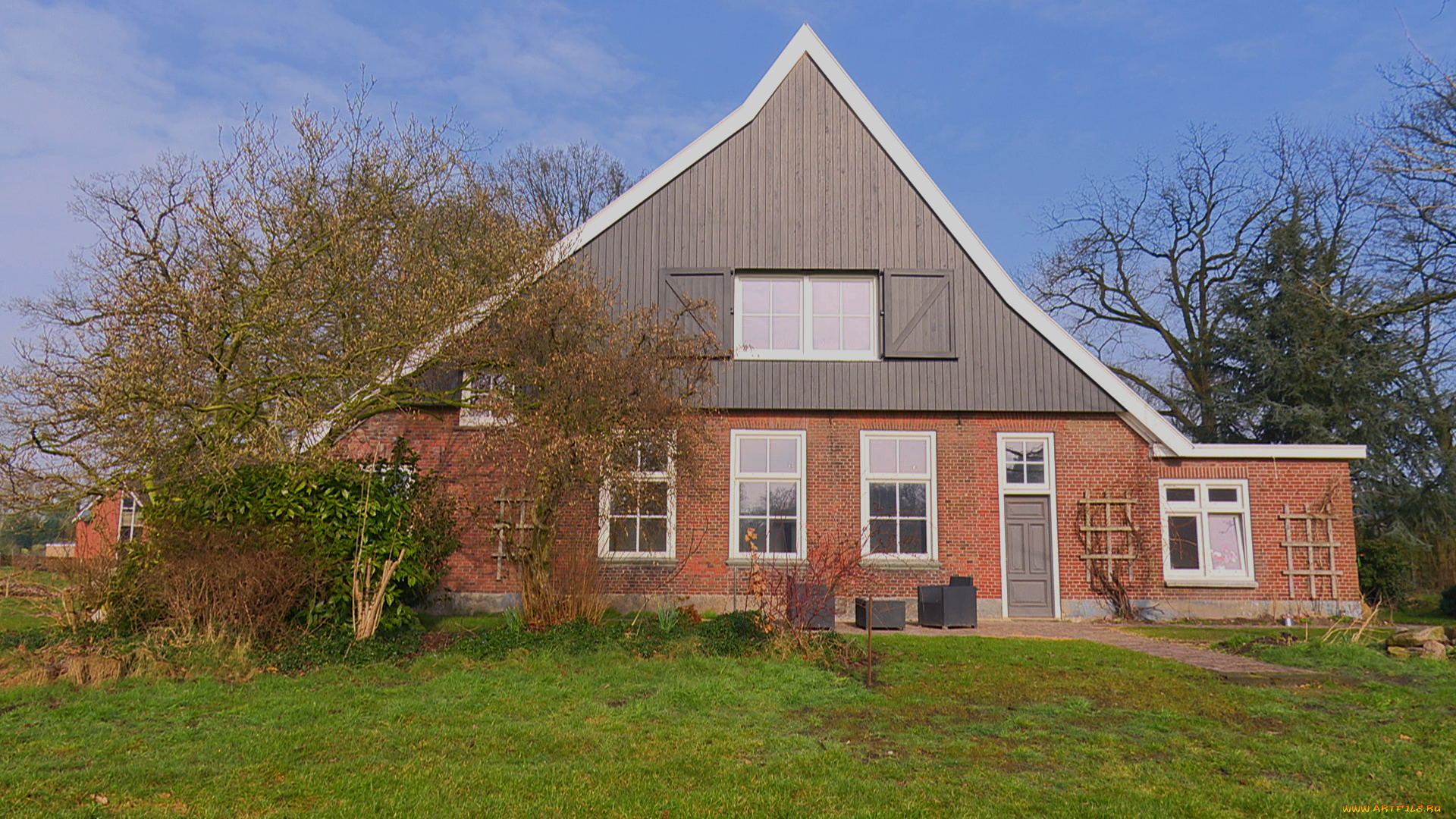 города, -, здания, , дома, небо, дом