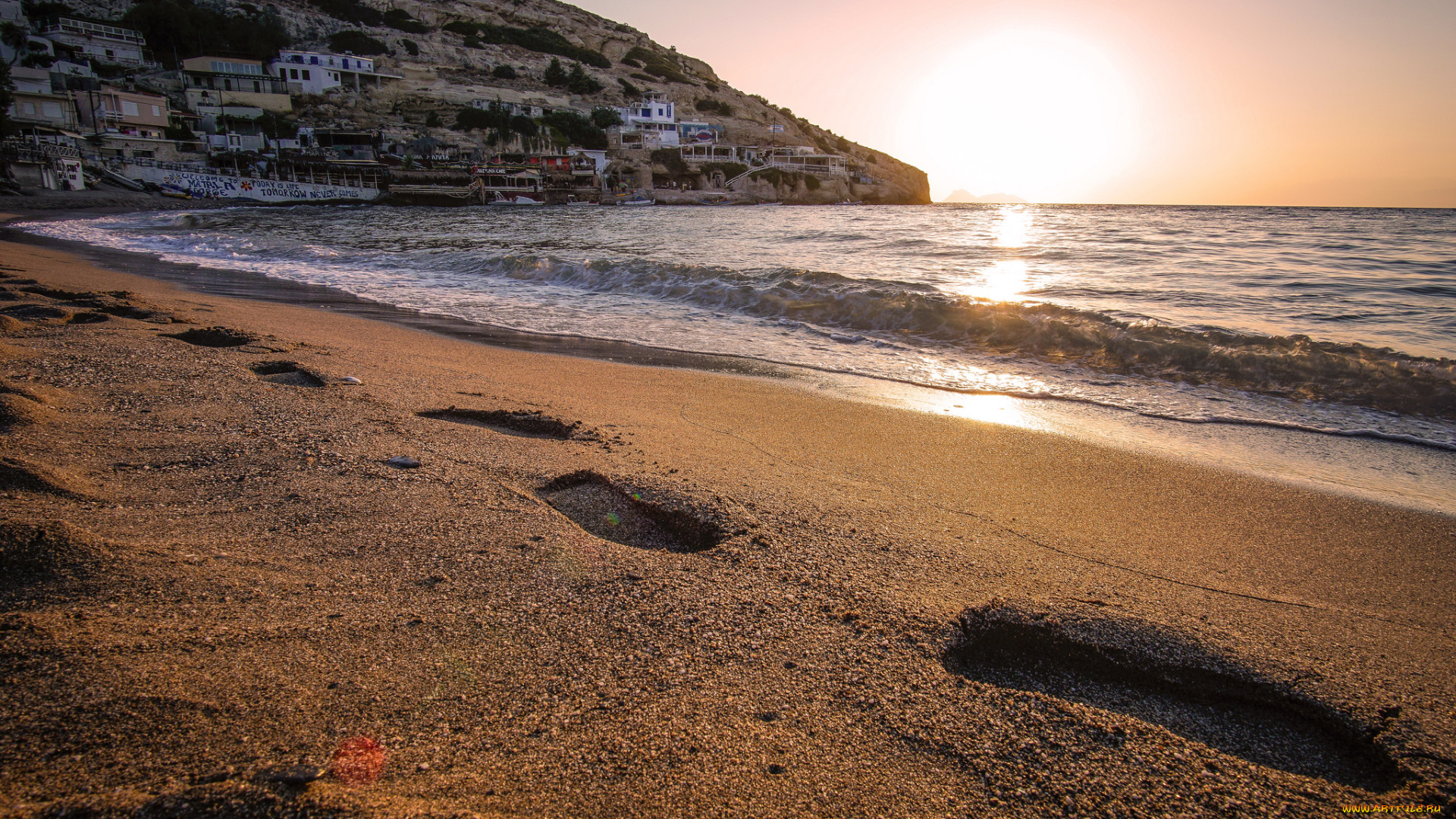 природа, побережье, простор