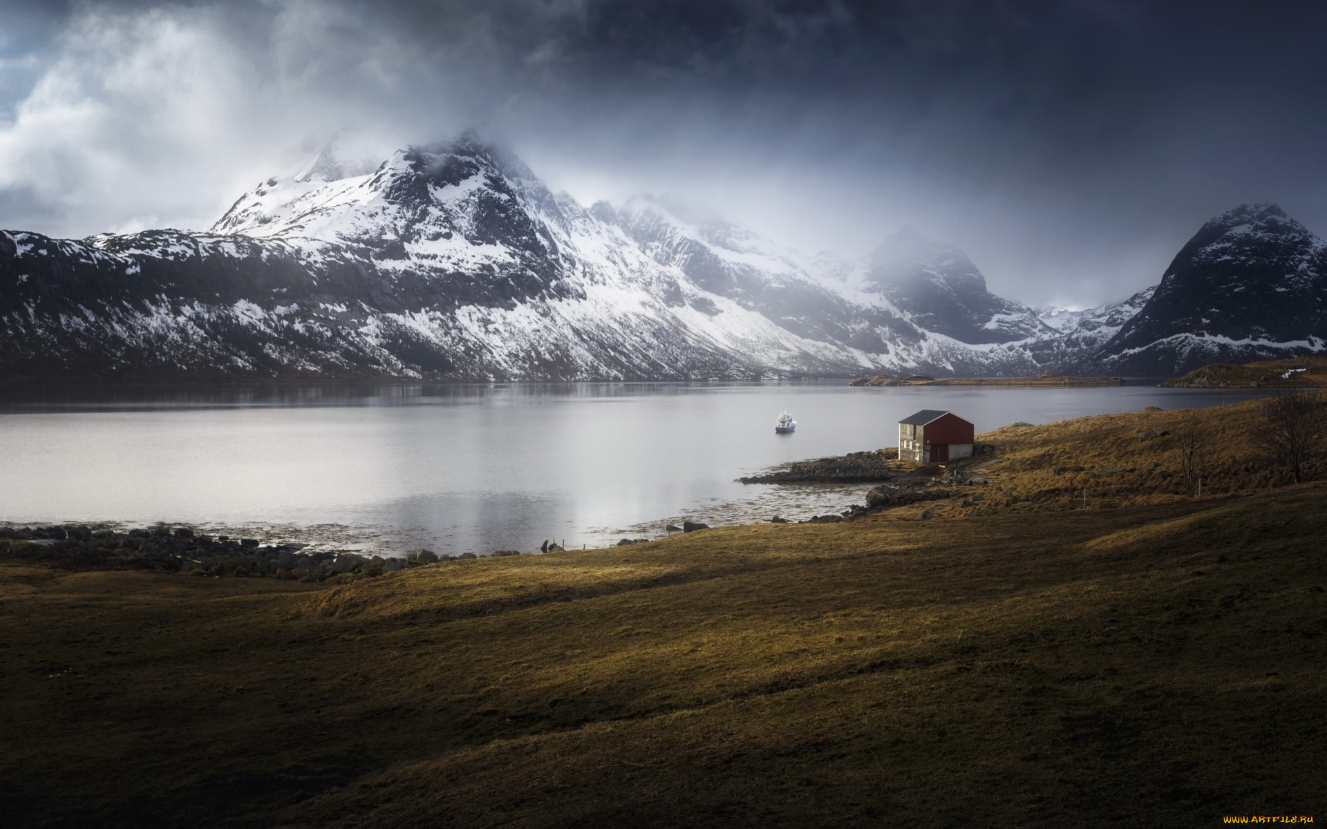 природа, реки, озера, nordland, marka, norway