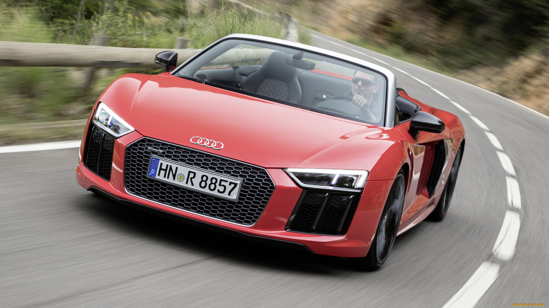 audi, r8, v10, spyder, 2017, автомобили, audi, r8, красный, 2017, spyder, v10