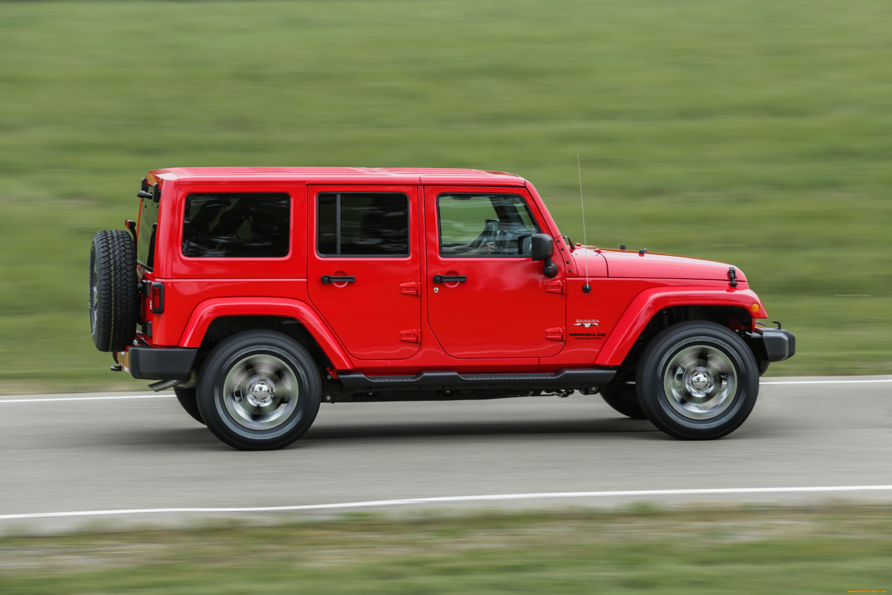 jeep, wrangler, jk, sahara, 2018, автомобили, jeep, красный, wrangler, jk, sahara, 2018
