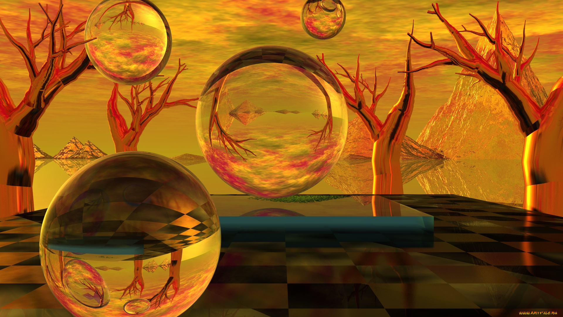 3д, графика, шары, , balls, фон, шары