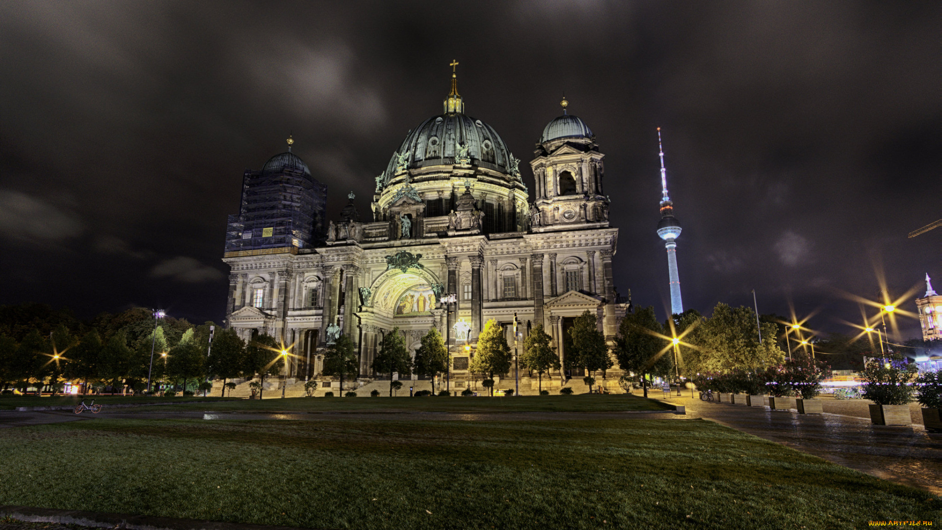 berlin, dome, города, берлин, , германия, простор