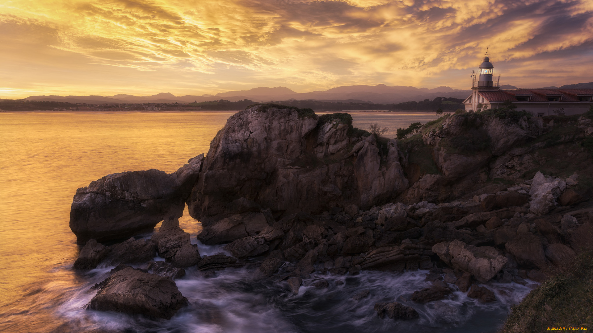 природа, маяки, простор