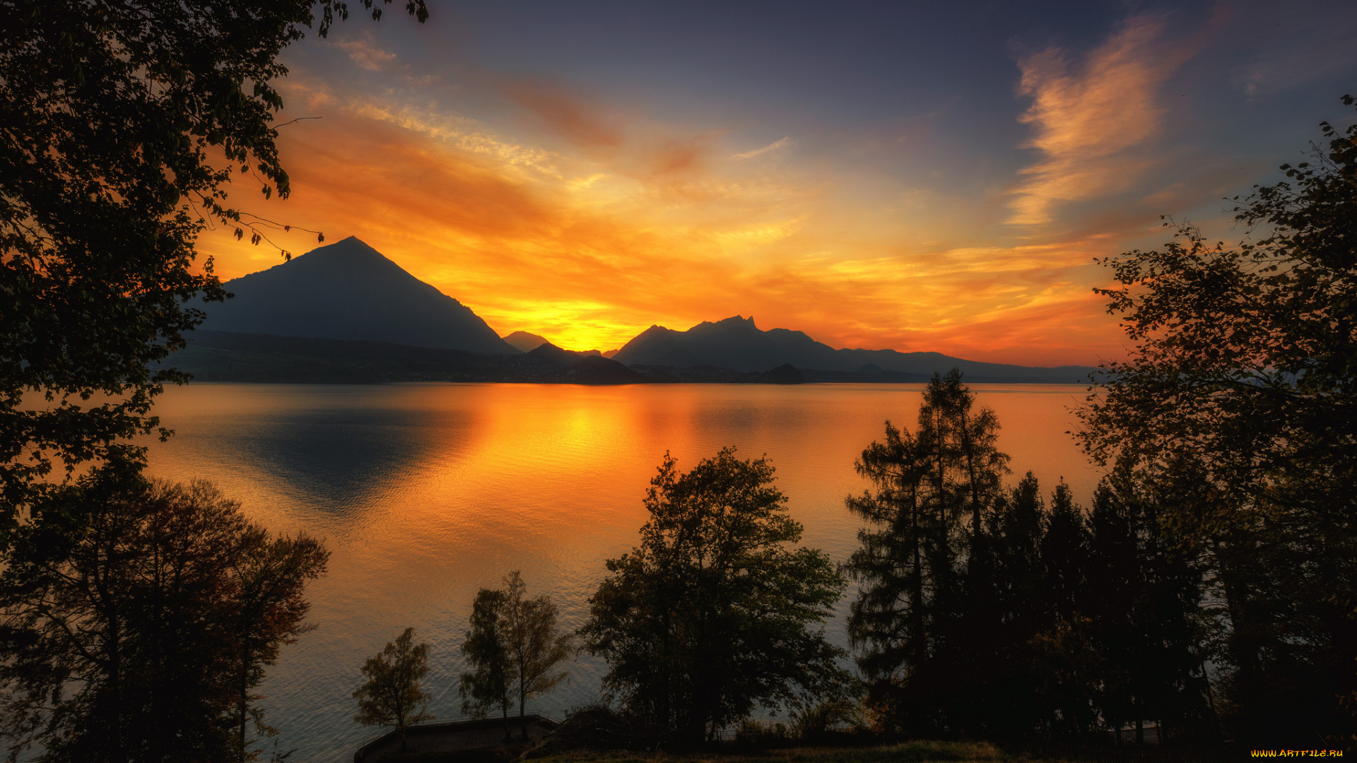 природа, восходы, закаты, простор