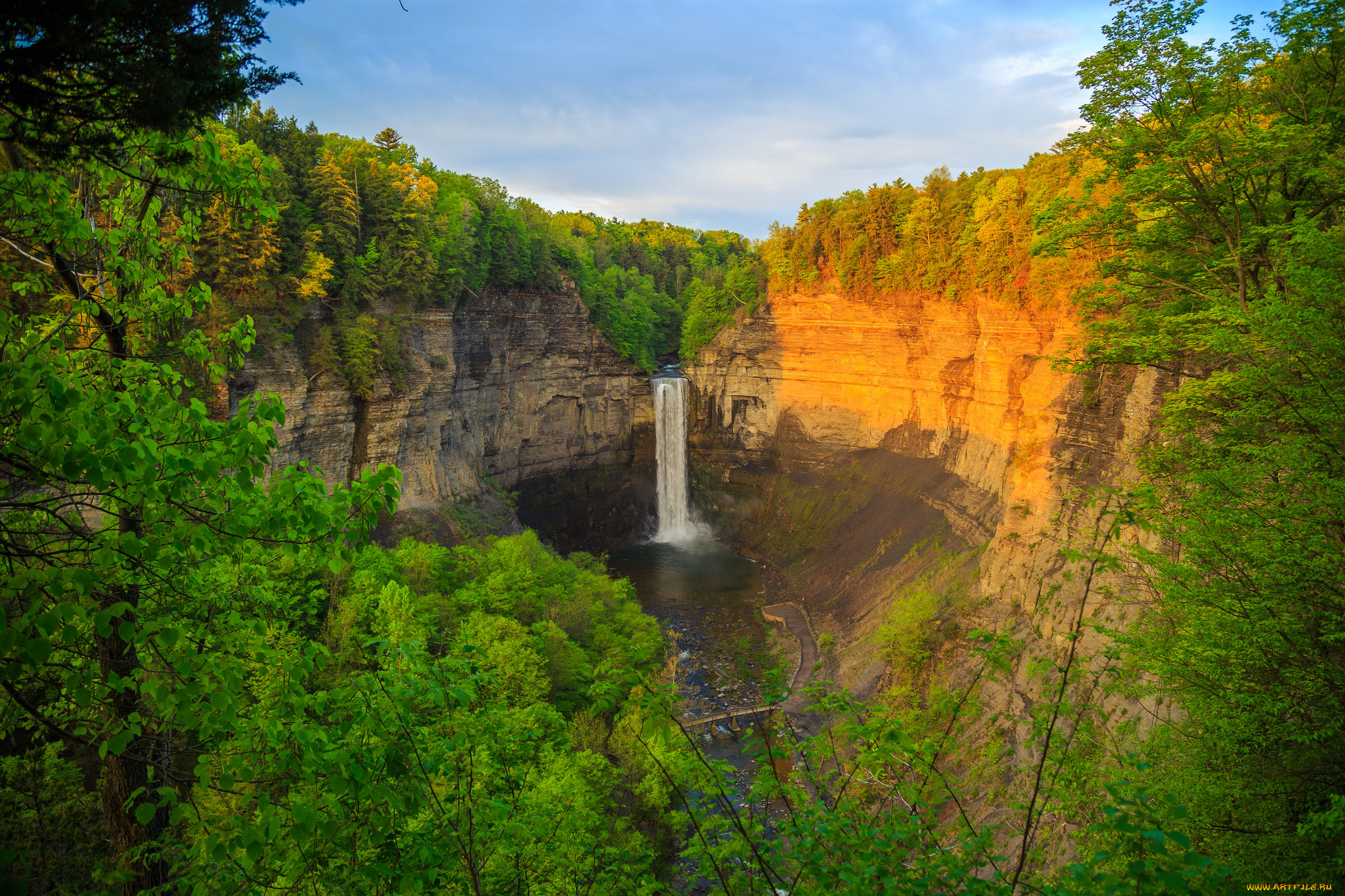 природа, водопады, простор