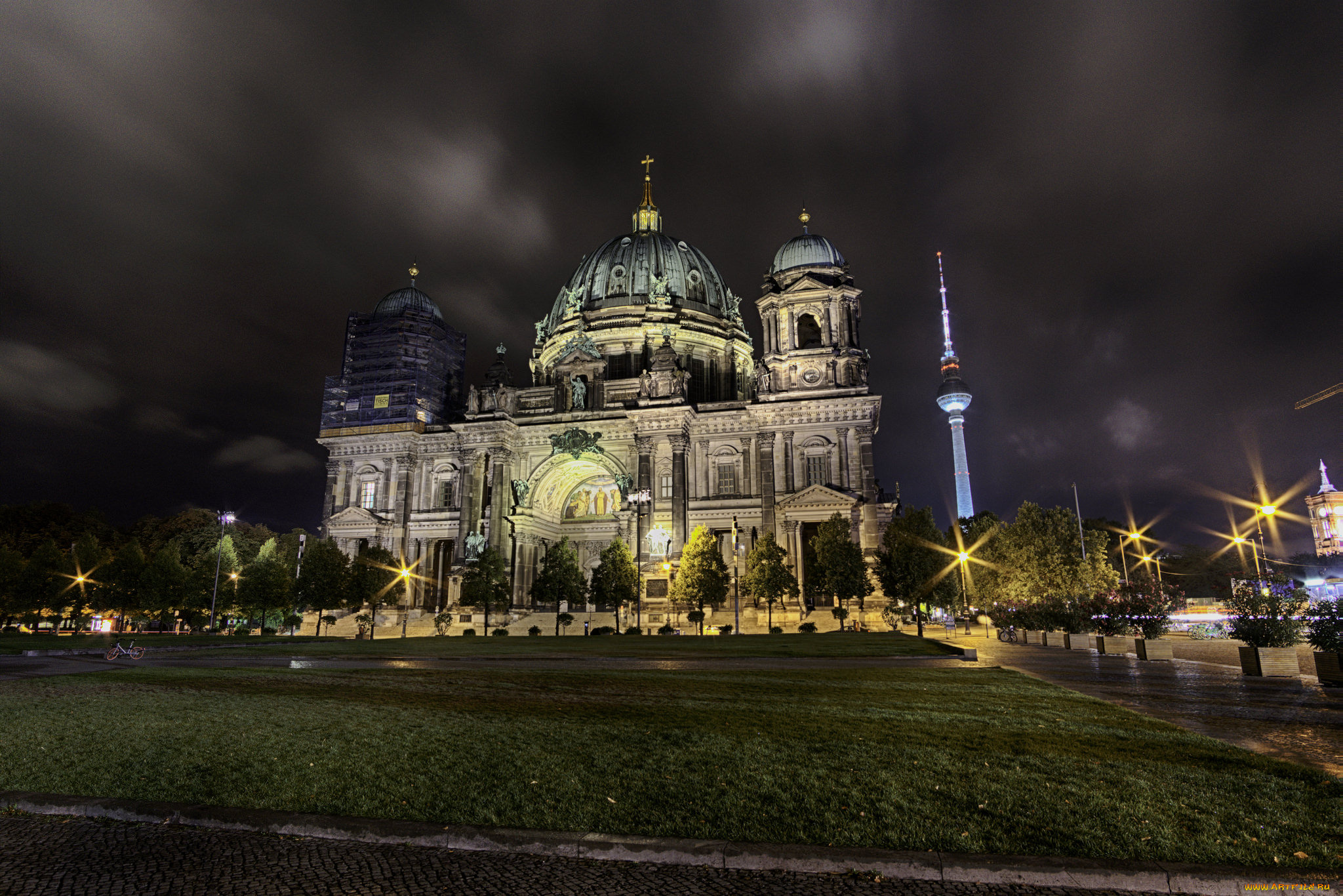 berlin, dome, города, берлин, , германия, простор