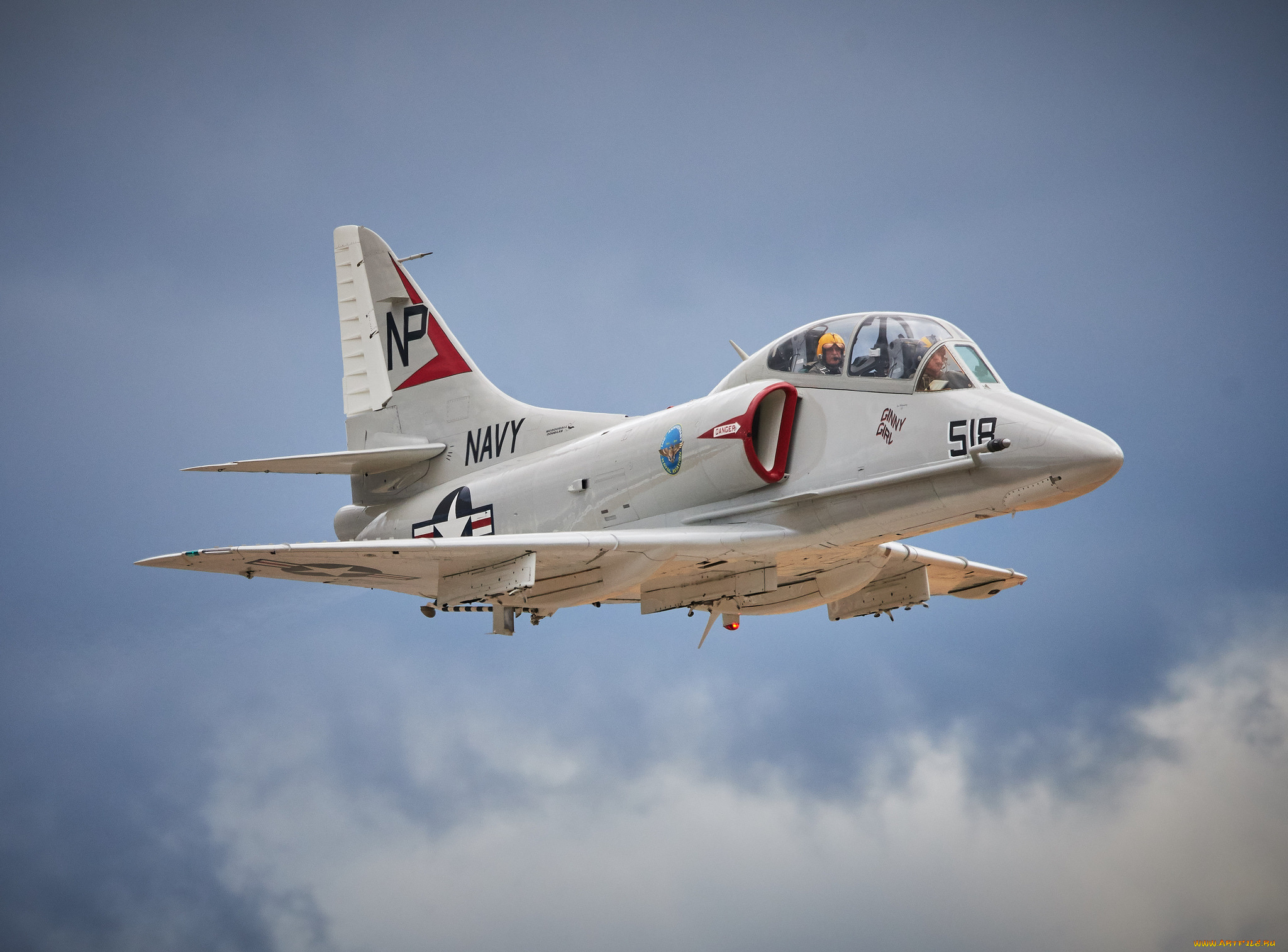 mcdonnell, douglas, ta-4j, skyhawk, ginny, girl, авиация, боевые, самолёты, ввс